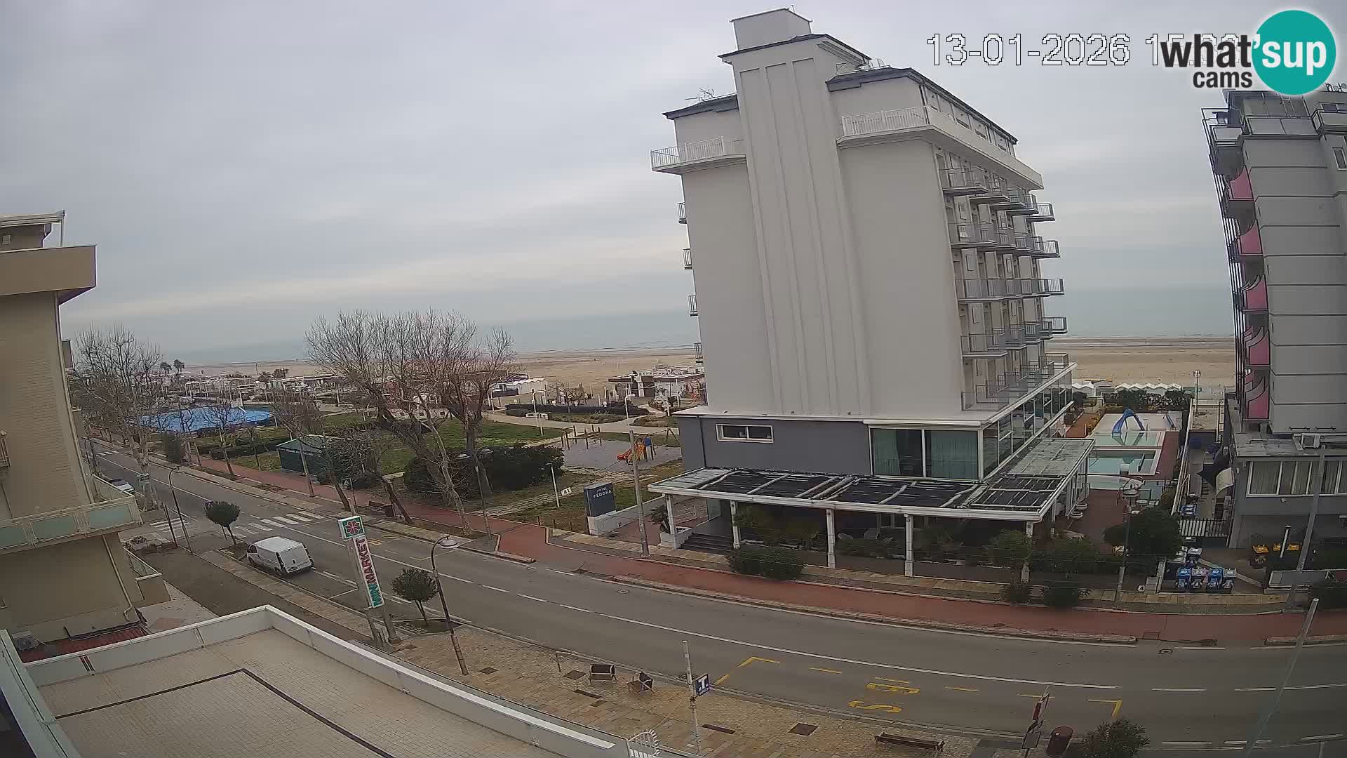 Riccione webcam spiaggia e giardini La Malfa – Bagni Oreste spiaggia 115