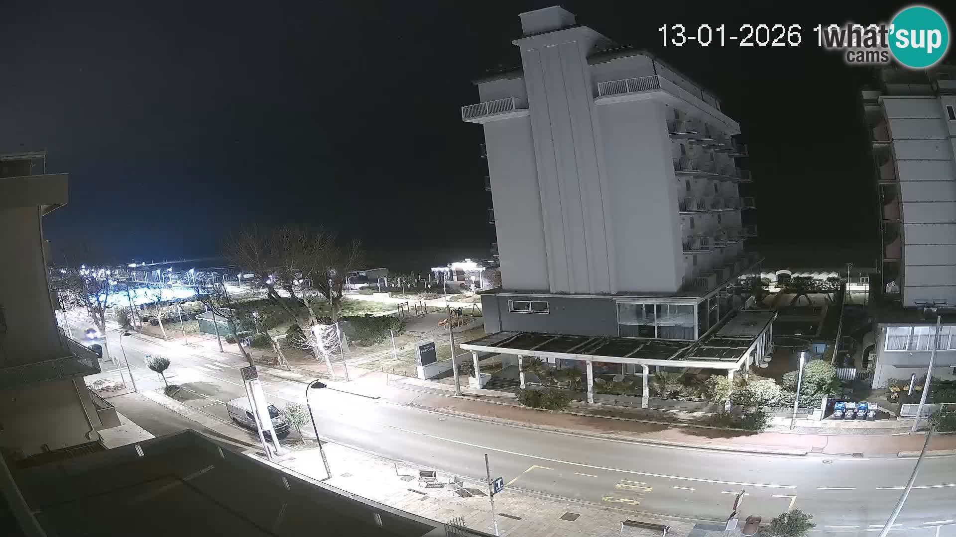 Plaža s spletno kamero Riccione in vrtovi La Malfa – plaža Bagni Oreste 115