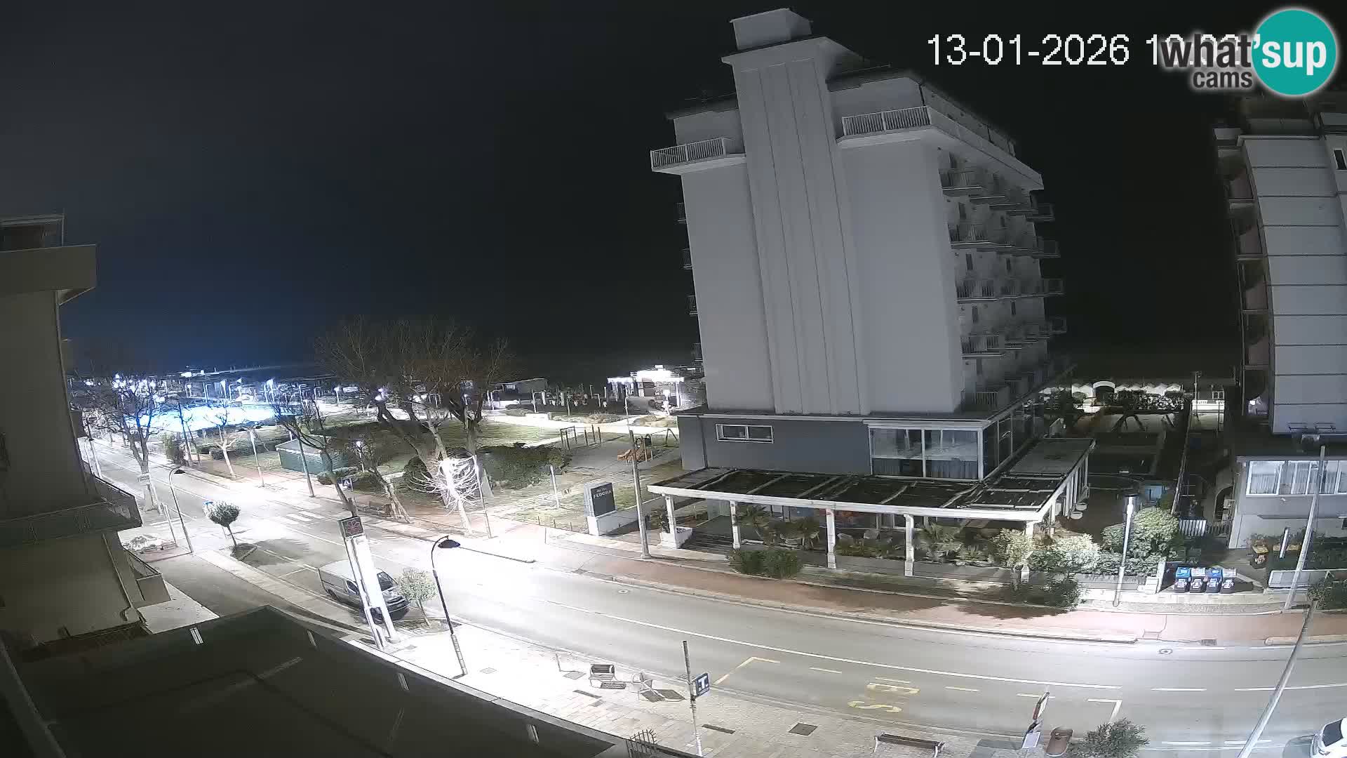 Riccione webcam playa y jardines La Malfa – Playa Bagni Oreste 115