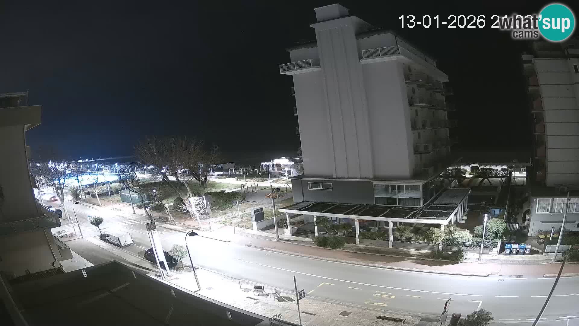 Riccione webcam playa y jardines La Malfa – Playa Bagni Oreste 115