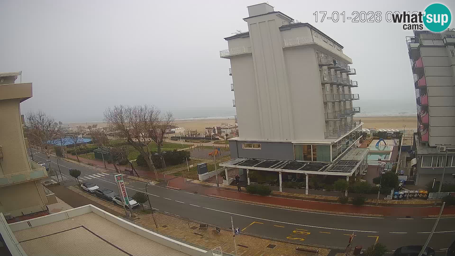 Riccione web kamera plaža i vrtovi La Malfa – plaža Bagni Oreste 115