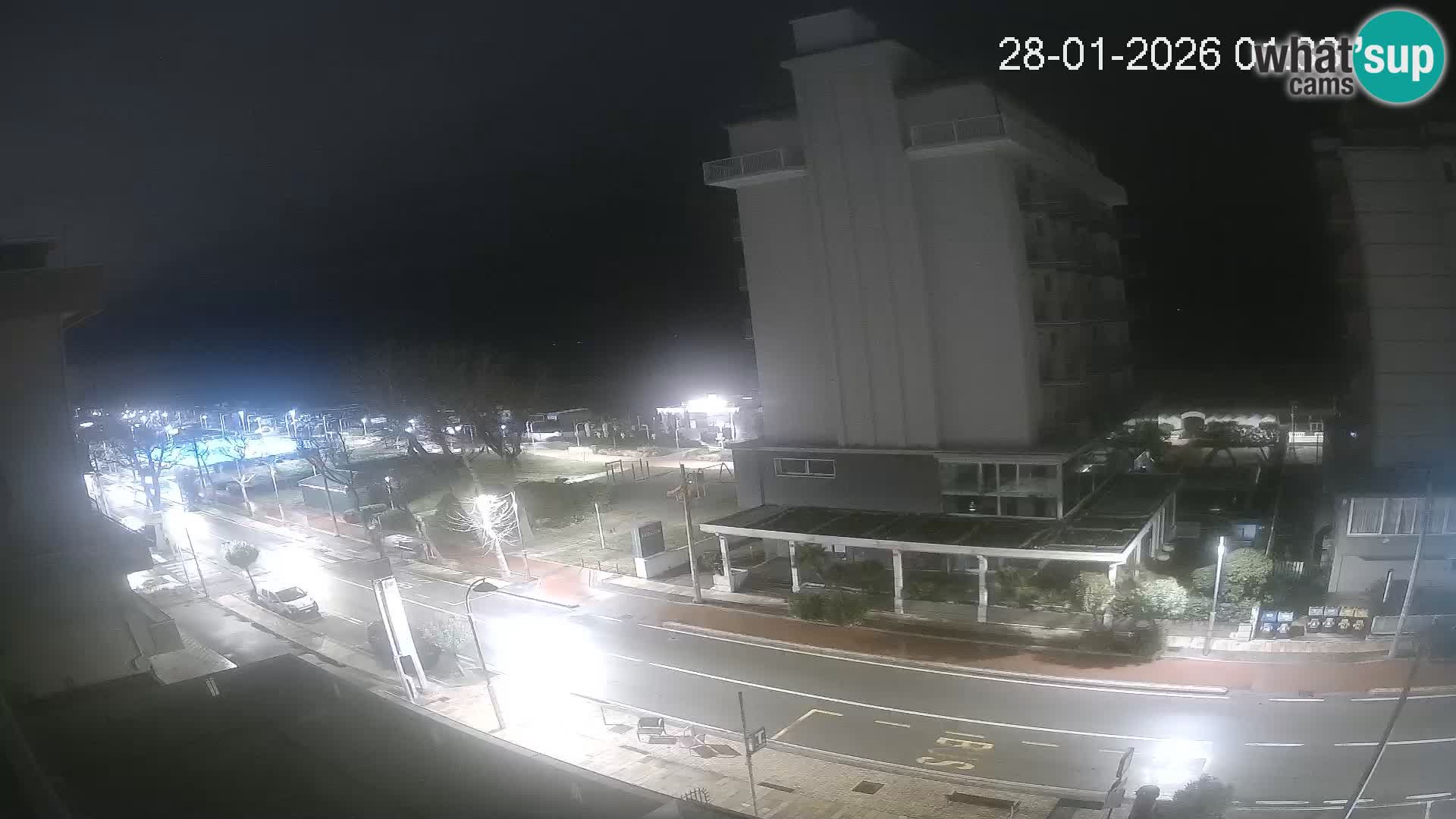 Plaža s spletno kamero Riccione in vrtovi La Malfa – plaža Bagni Oreste 115