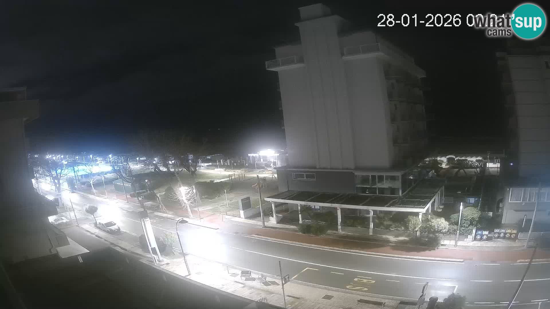 Riccione webcam playa y jardines La Malfa – Playa Bagni Oreste 115