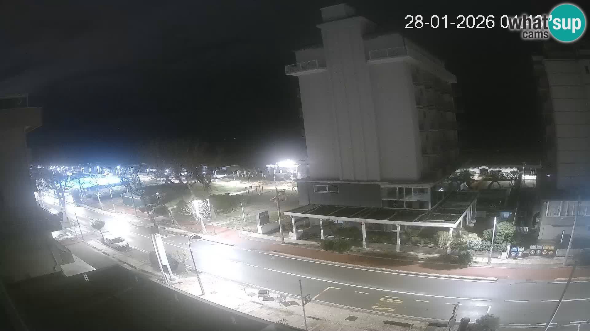 Plaža s spletno kamero Riccione in vrtovi La Malfa – plaža Bagni Oreste 115