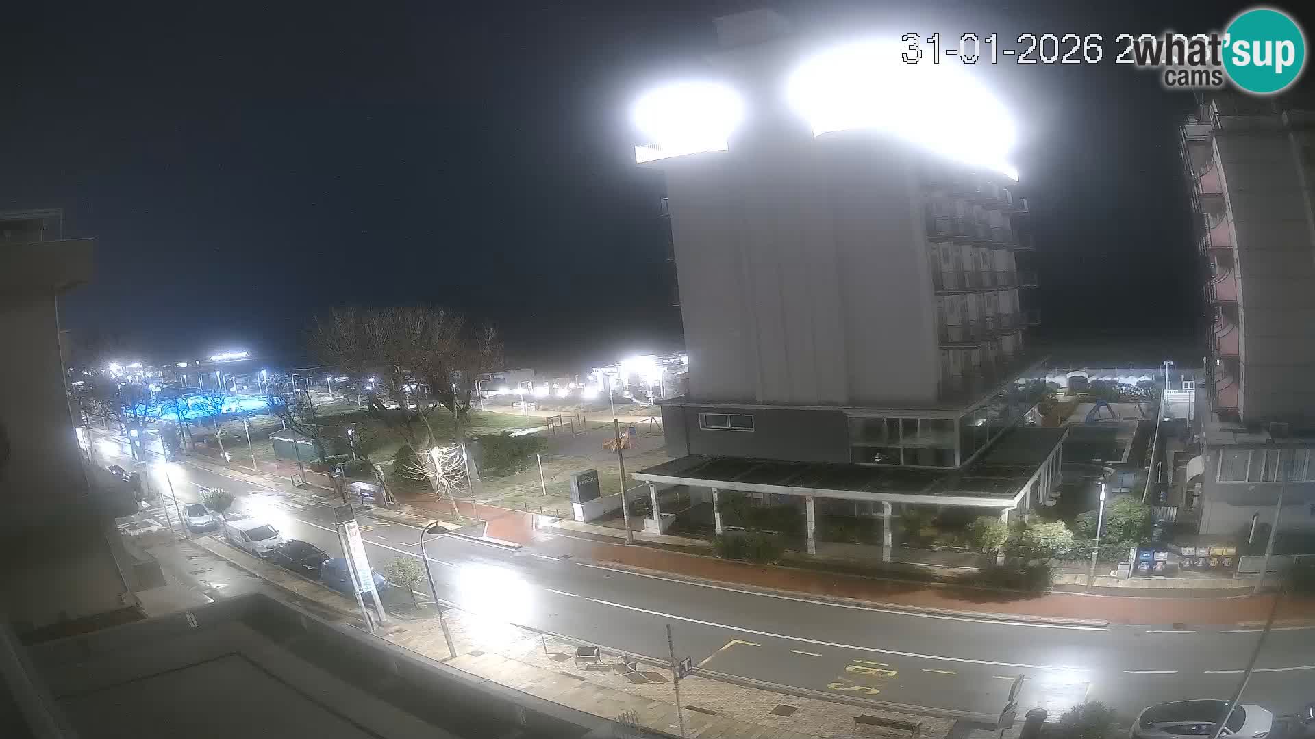 Riccione webcam plage et jardins La Malfa – Bagni Oreste plage 115