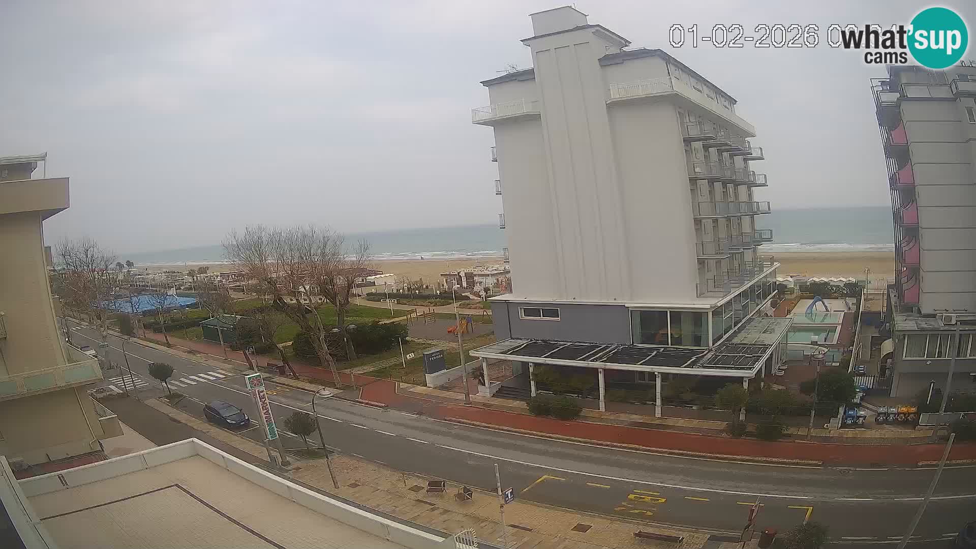 Riccione webcam spiaggia e giardini La Malfa – Bagni Oreste spiaggia 115