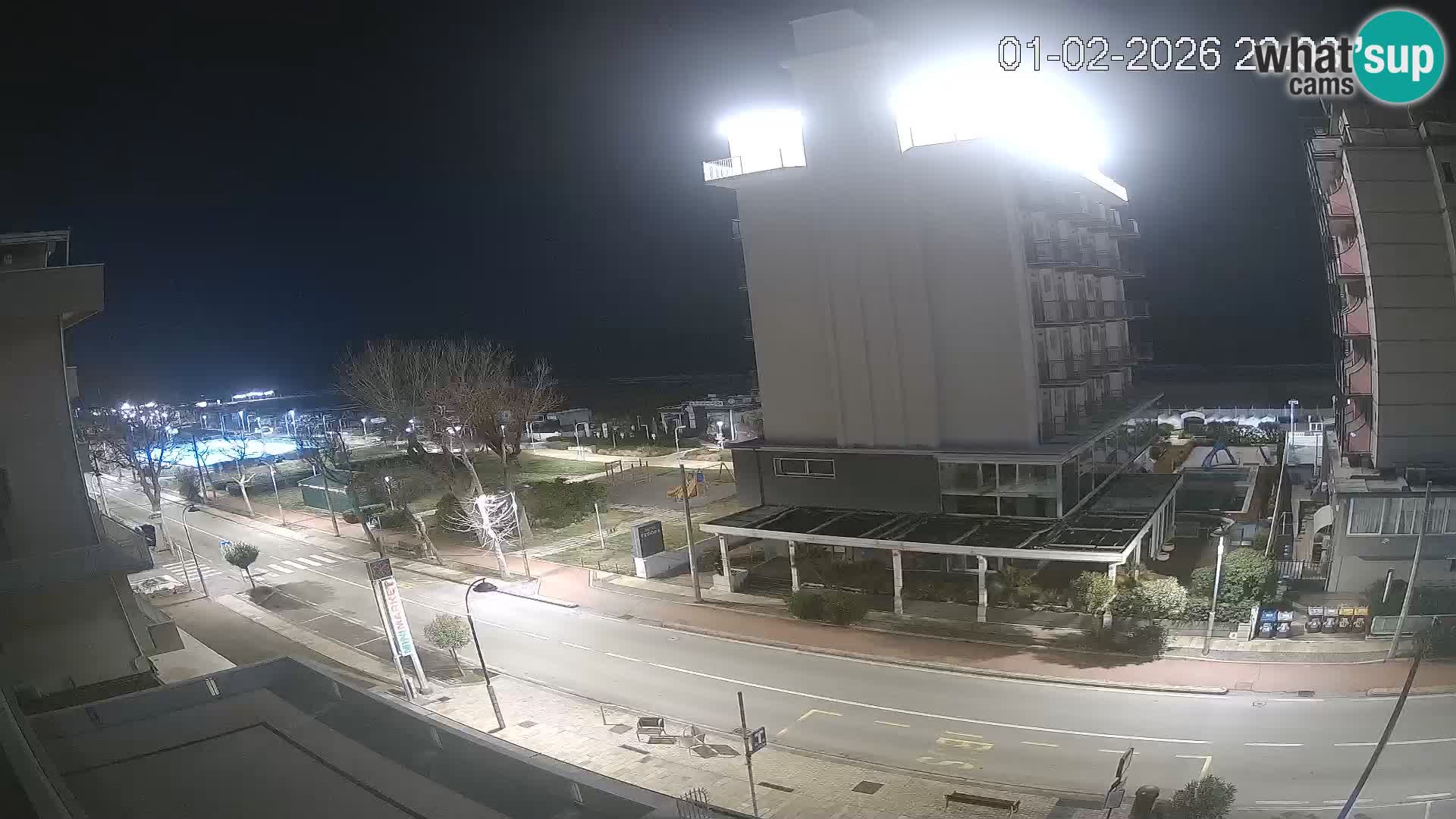 Riccione webcam spiaggia e giardini La Malfa – Bagni Oreste spiaggia 115