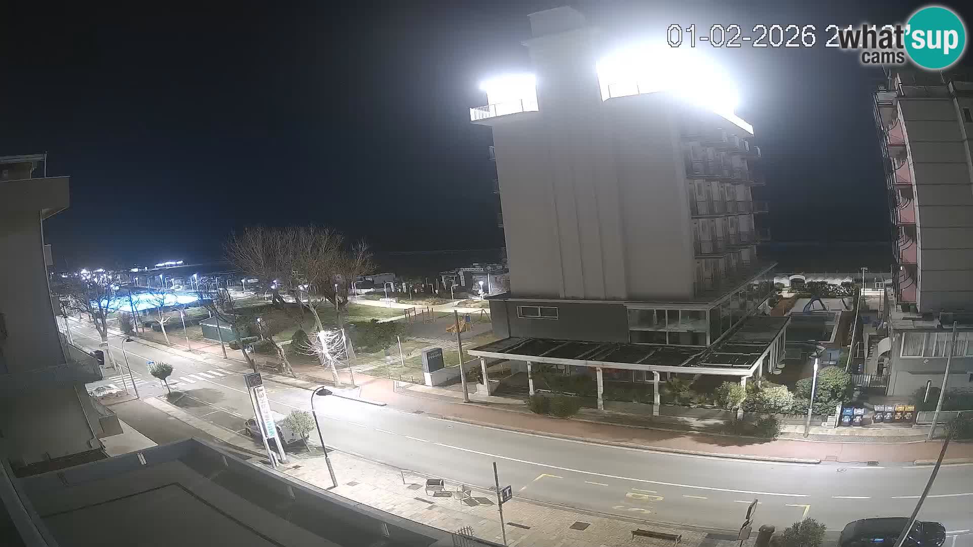 Riccione Webcam Strand und Gärten La Malfa – Bagni Oreste Strand 115