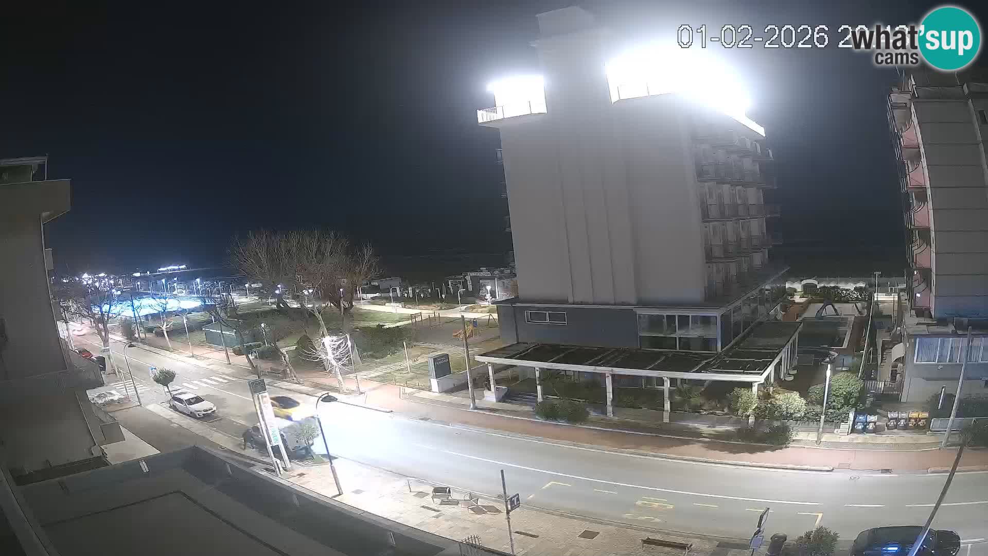 Riccione webcam playa y jardines La Malfa – Playa Bagni Oreste 115