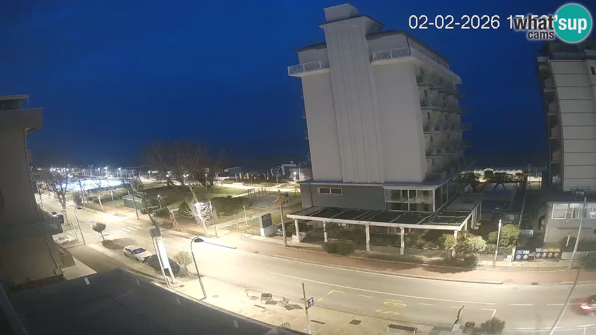 Riccione webcam spiaggia e giardini La Malfa – Bagni Oreste spiaggia 115