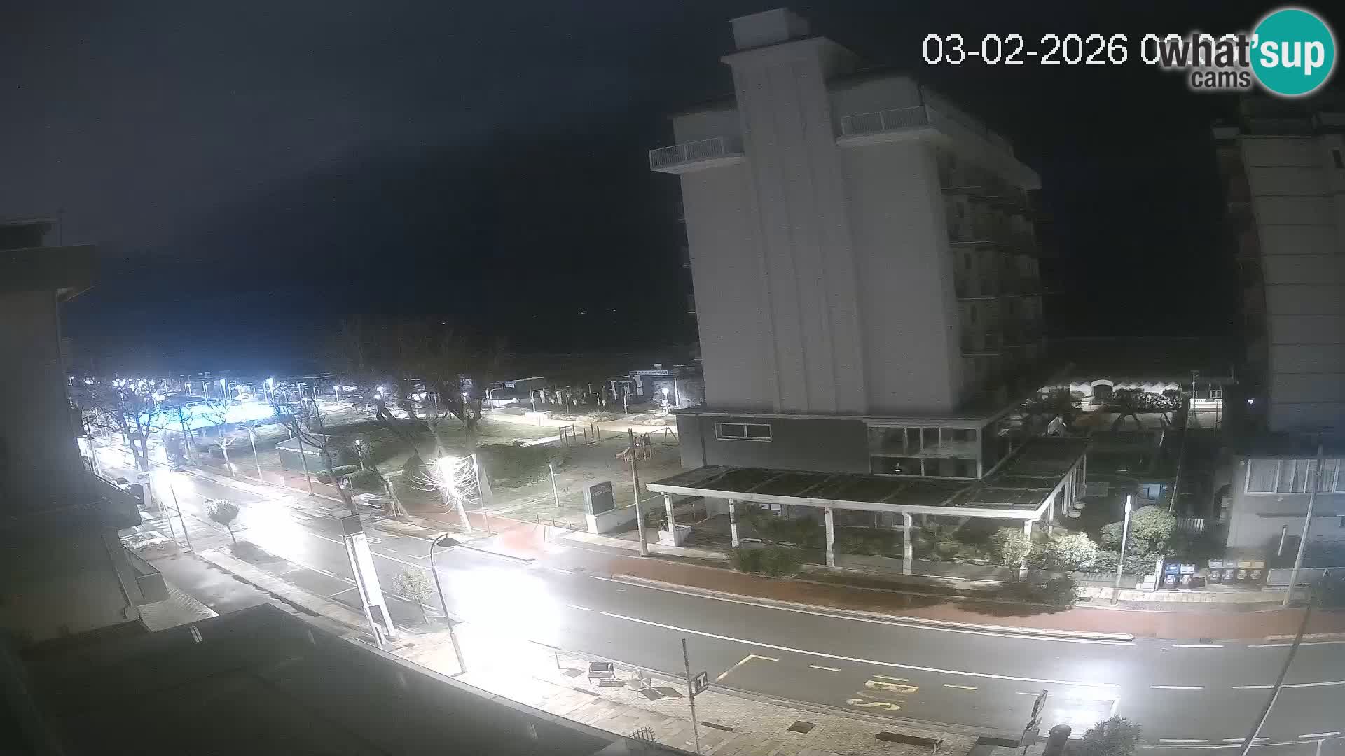 Riccione webcam spiaggia e giardini La Malfa – Bagni Oreste spiaggia 115