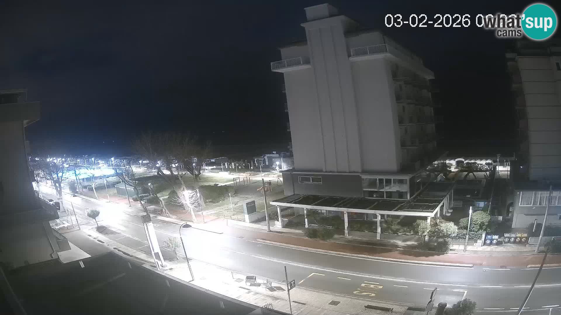 Riccione Webcam Strand und Gärten La Malfa – Bagni Oreste Strand 115