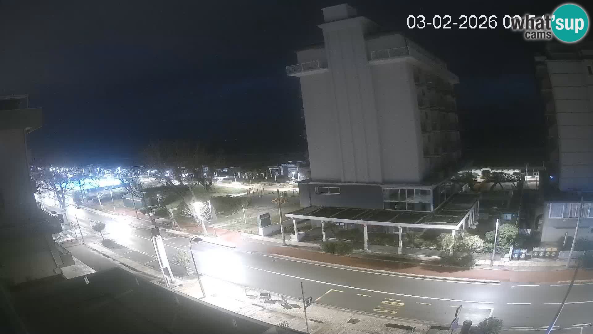 Riccione webcam spiaggia e giardini La Malfa – Bagni Oreste spiaggia 115