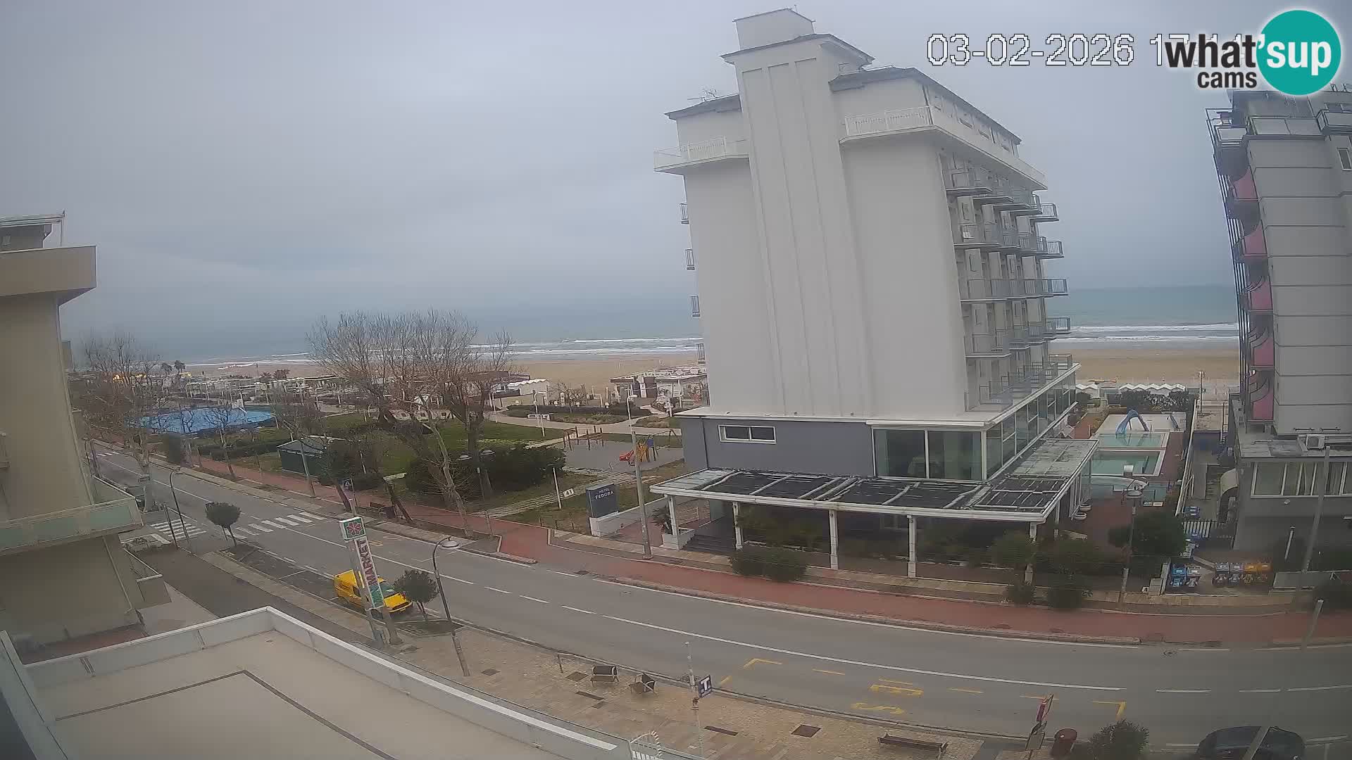 Riccione webcam plage et jardins La Malfa – Bagni Oreste plage 115