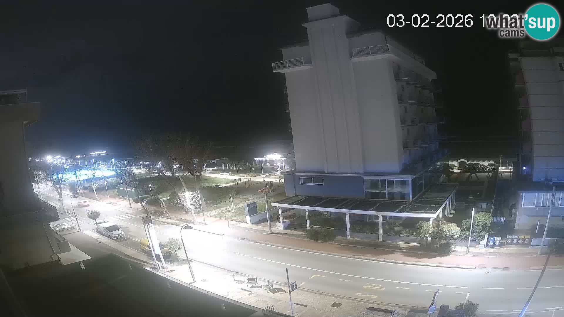 Riccione webcam plage et jardins La Malfa – Bagni Oreste plage 115