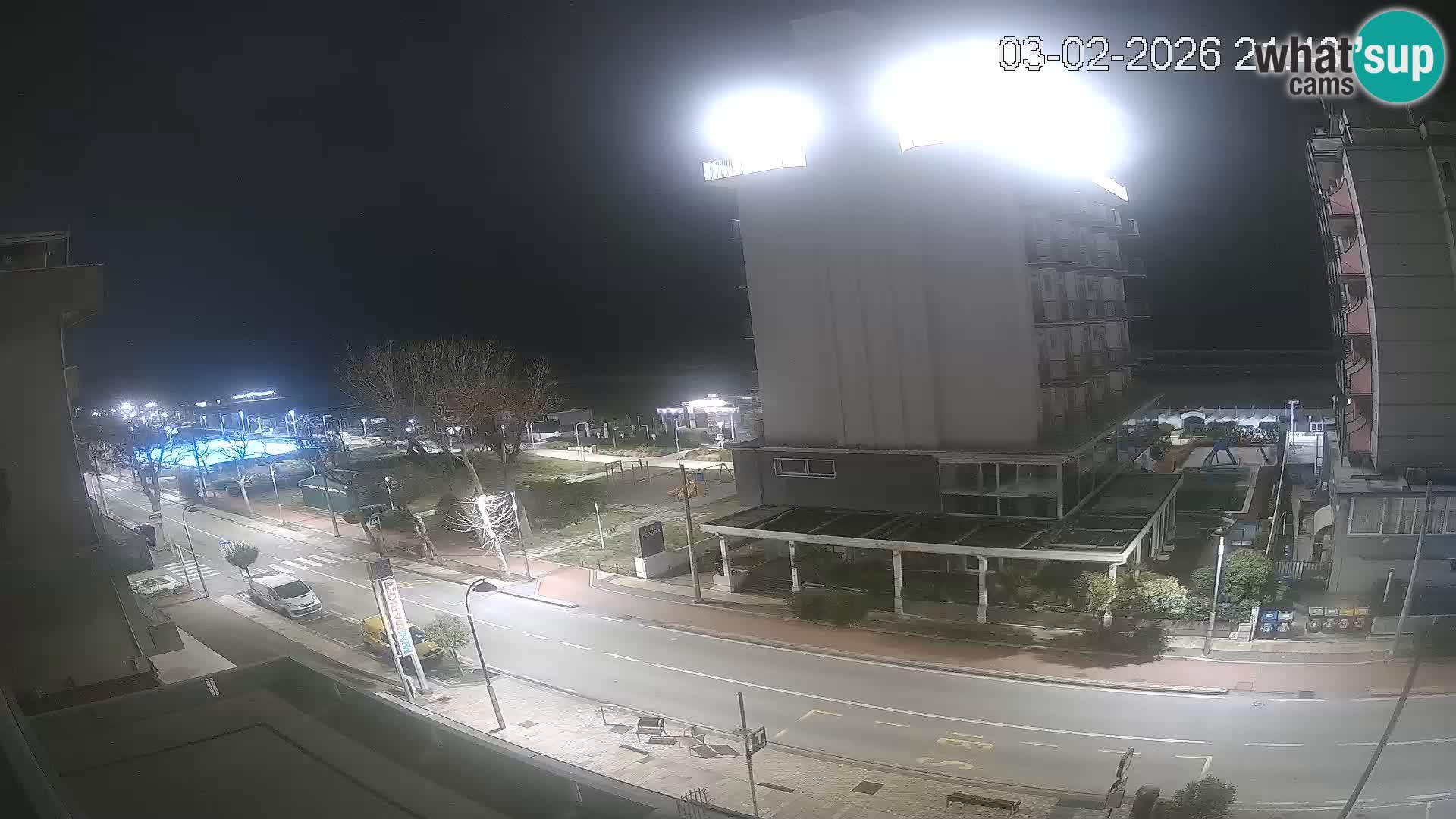 Riccione Webcam Strand und Gärten La Malfa – Bagni Oreste Strand 115