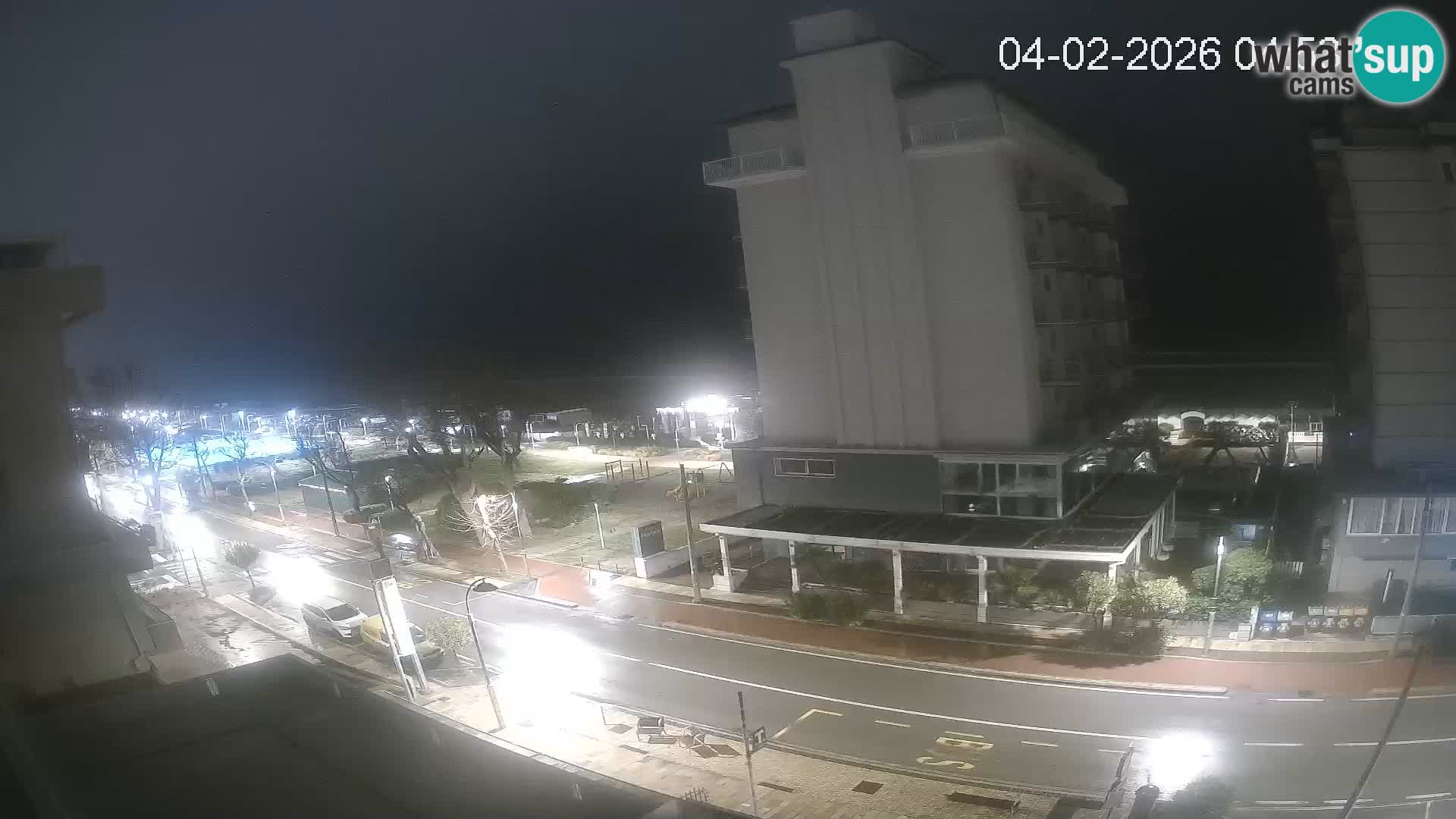 Riccione webcam playa y jardines La Malfa – Playa Bagni Oreste 115