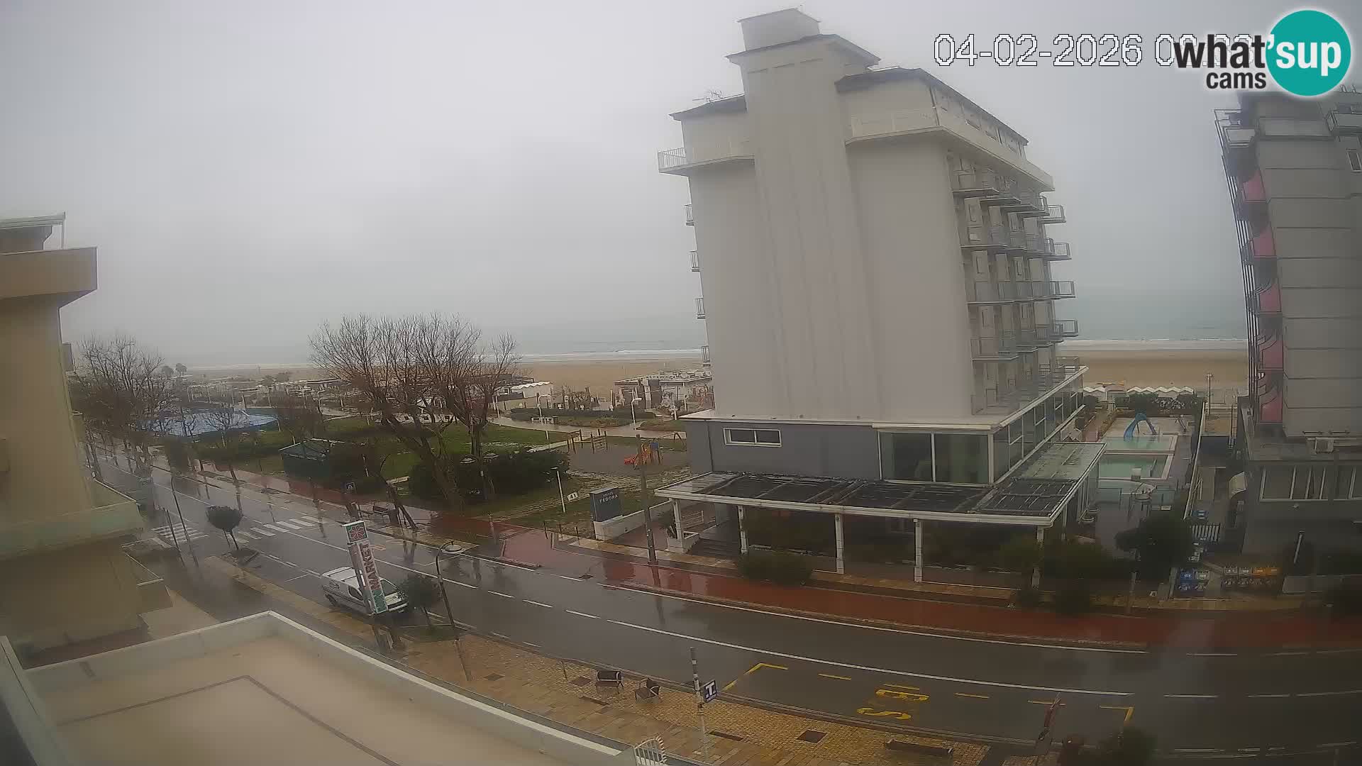 Riccione webcam plage et jardins La Malfa – Bagni Oreste plage 115