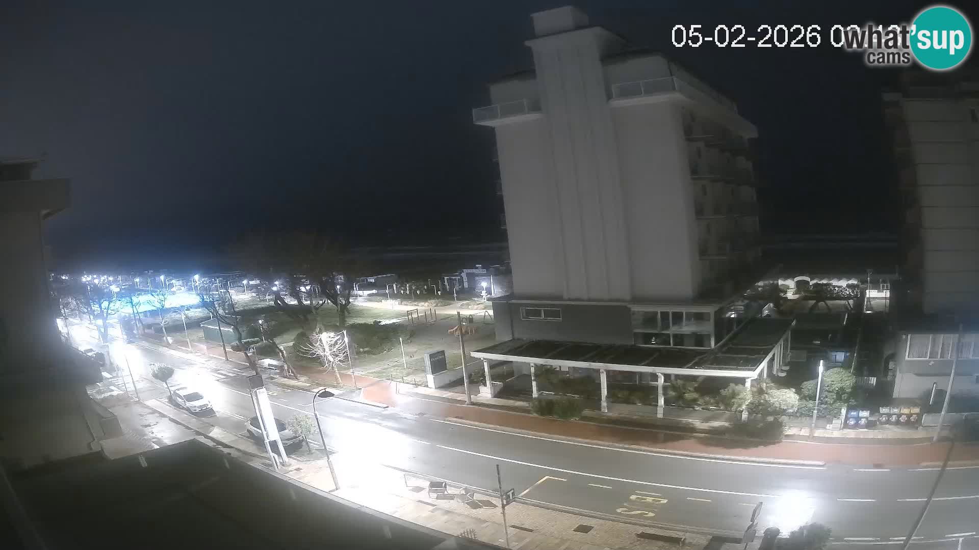 Riccione webcam playa y jardines La Malfa – Playa Bagni Oreste 115