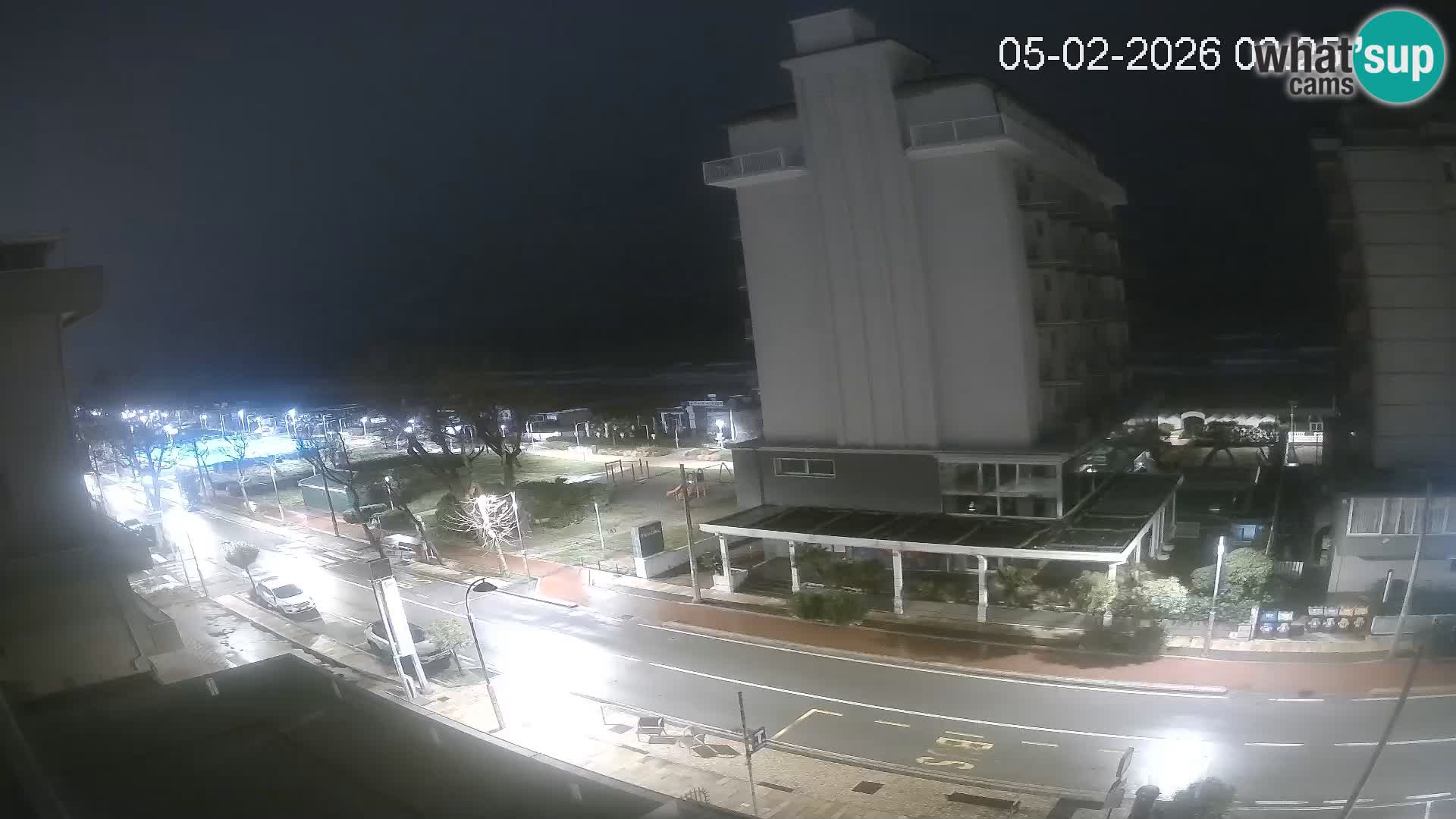 Riccione Webcam Strand und Gärten La Malfa – Bagni Oreste Strand 115