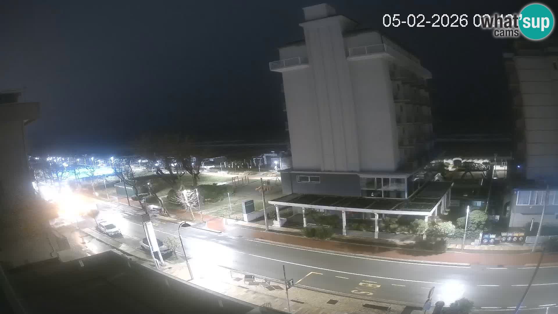 Riccione webcam playa y jardines La Malfa – Playa Bagni Oreste 115