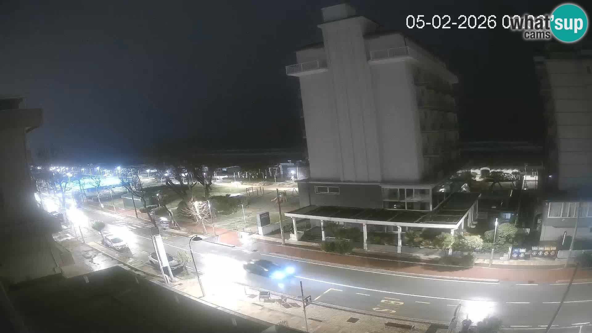 Riccione webcam plage et jardins La Malfa – Bagni Oreste plage 115