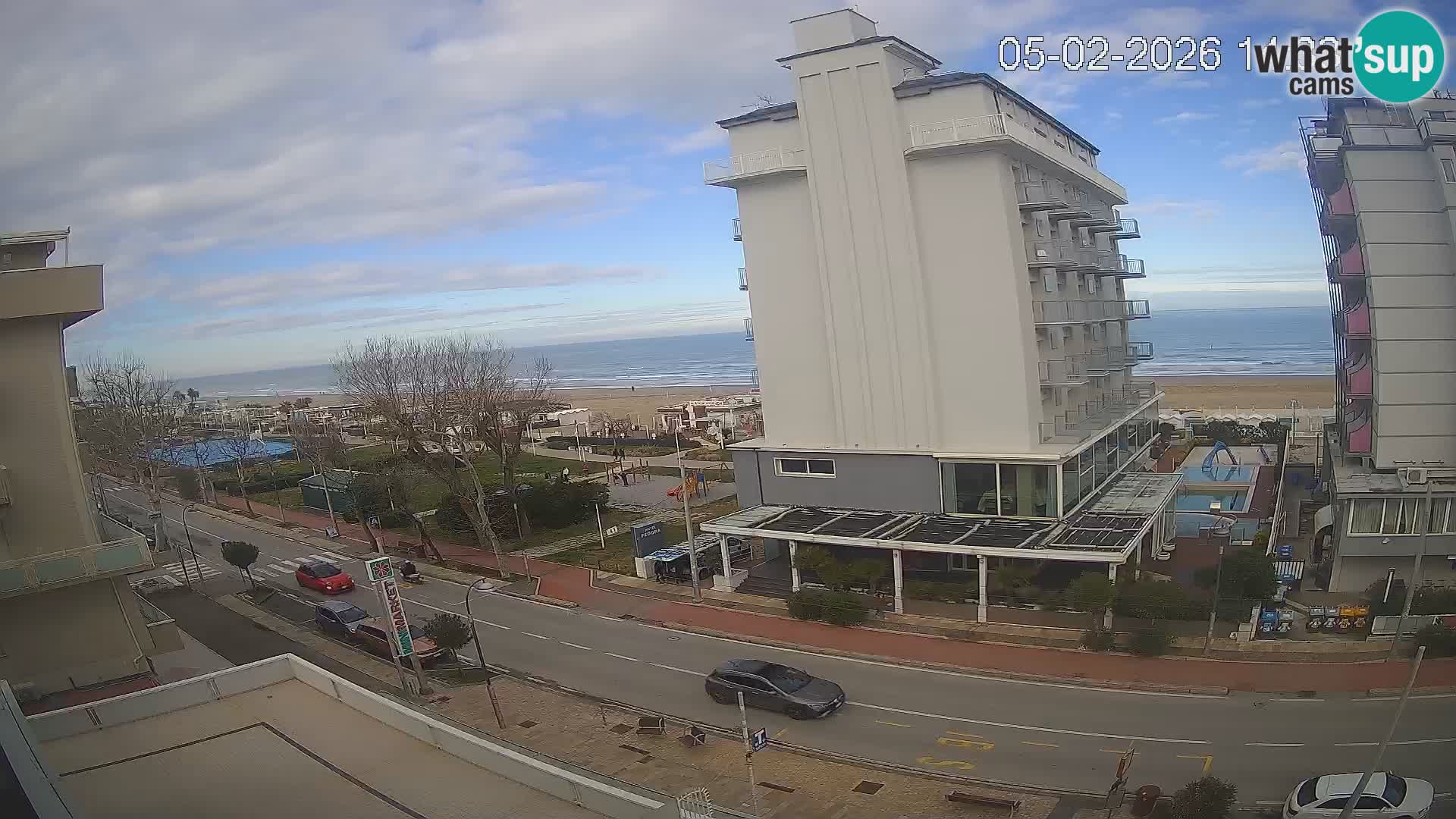 Riccione webcam spiaggia e giardini La Malfa – Bagni Oreste spiaggia 115