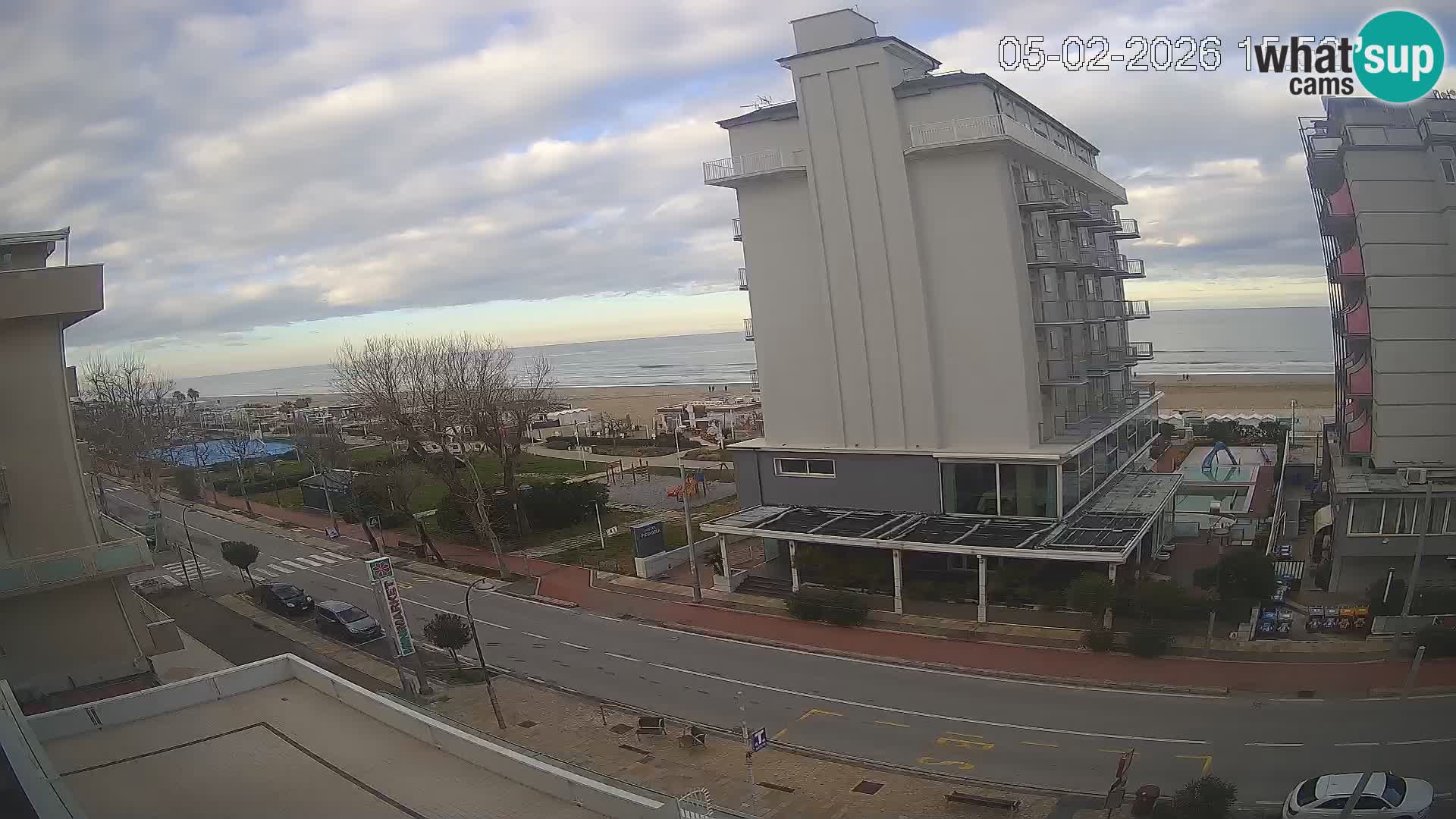 Riccione webcam spiaggia e giardini La Malfa – Bagni Oreste spiaggia 115