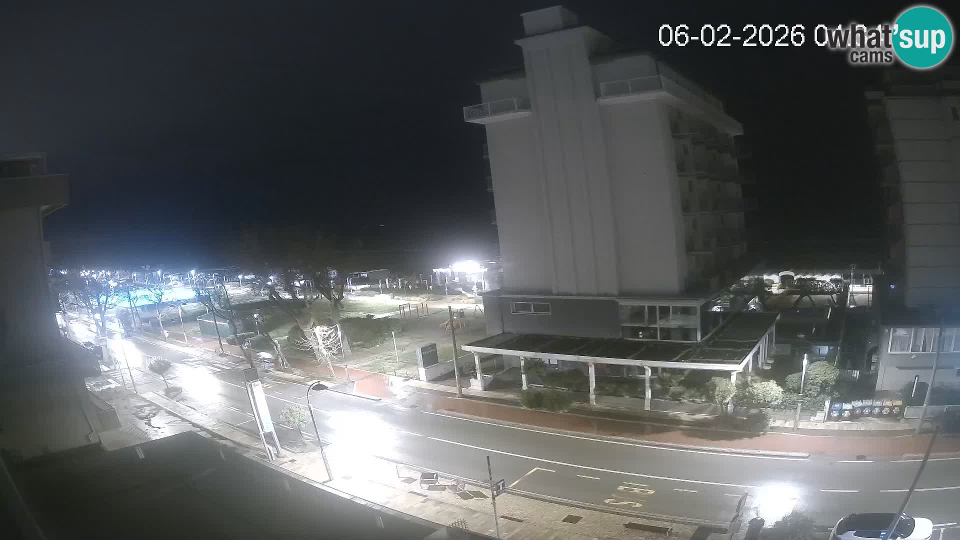 Riccione webcam playa y jardines La Malfa – Playa Bagni Oreste 115
