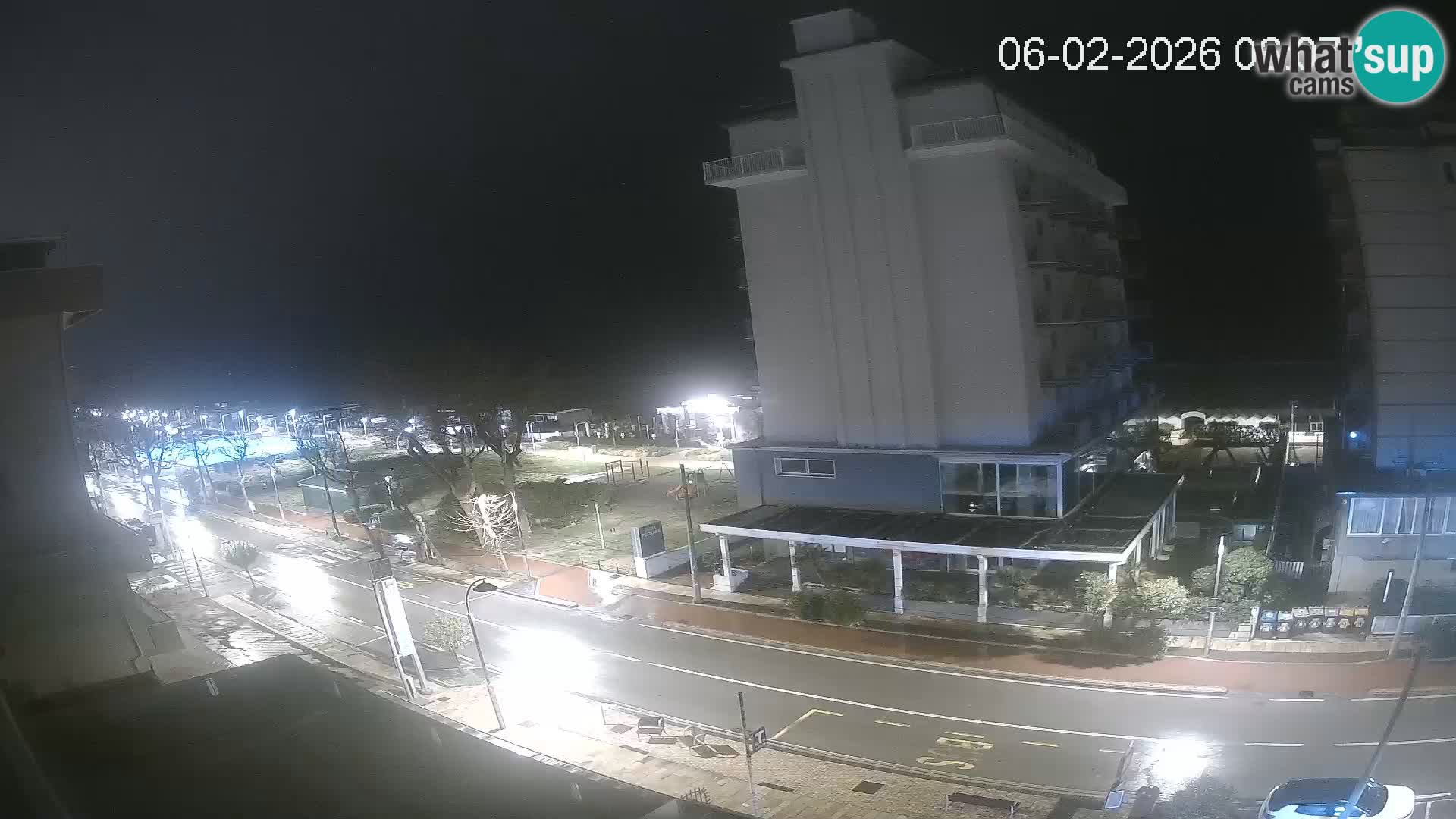 Riccione webcam playa y jardines La Malfa – Playa Bagni Oreste 115