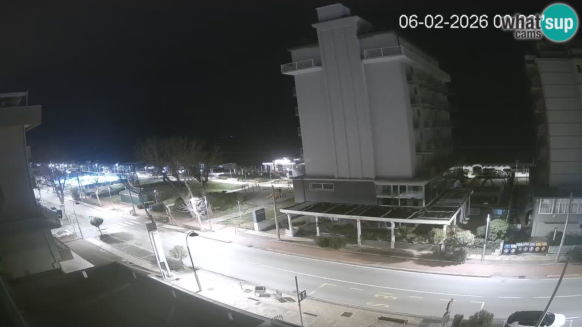 Riccione webcam playa y jardines La Malfa – Playa Bagni Oreste 115