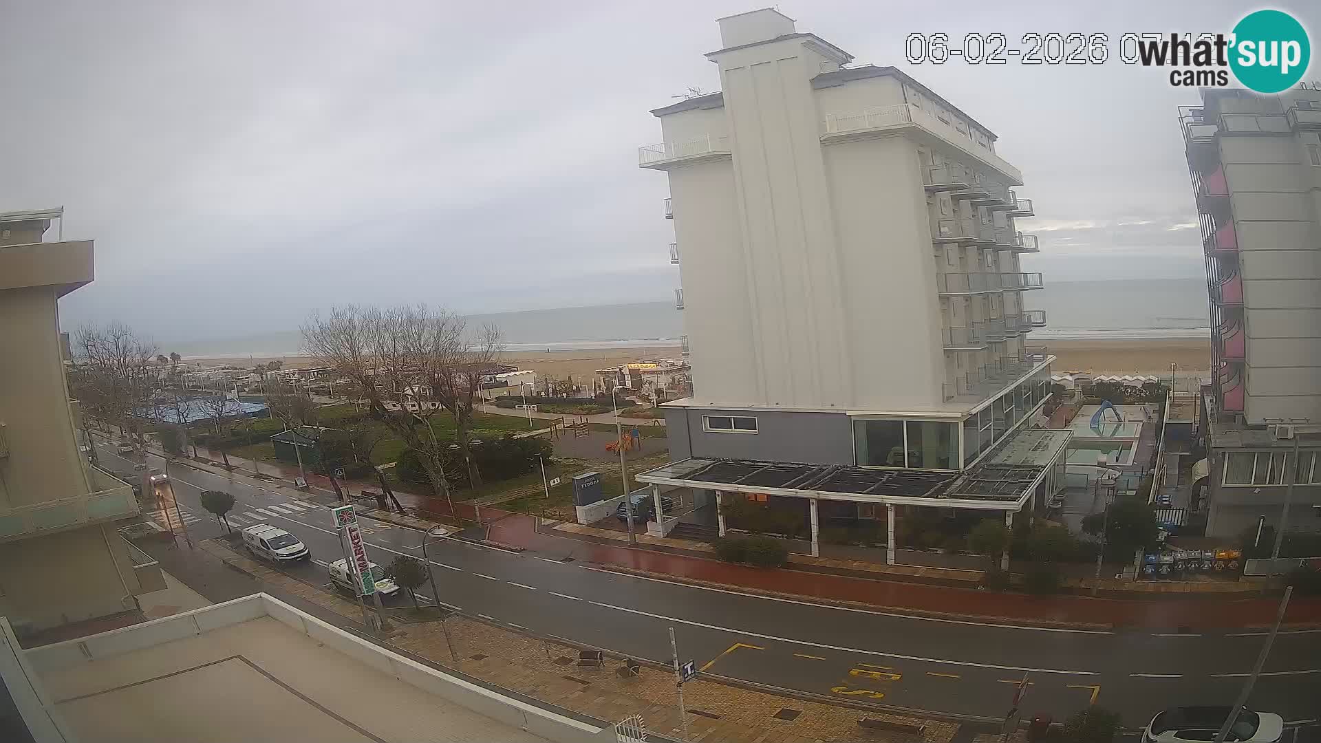 Riccione webcam spiaggia e giardini La Malfa – Bagni Oreste spiaggia 115