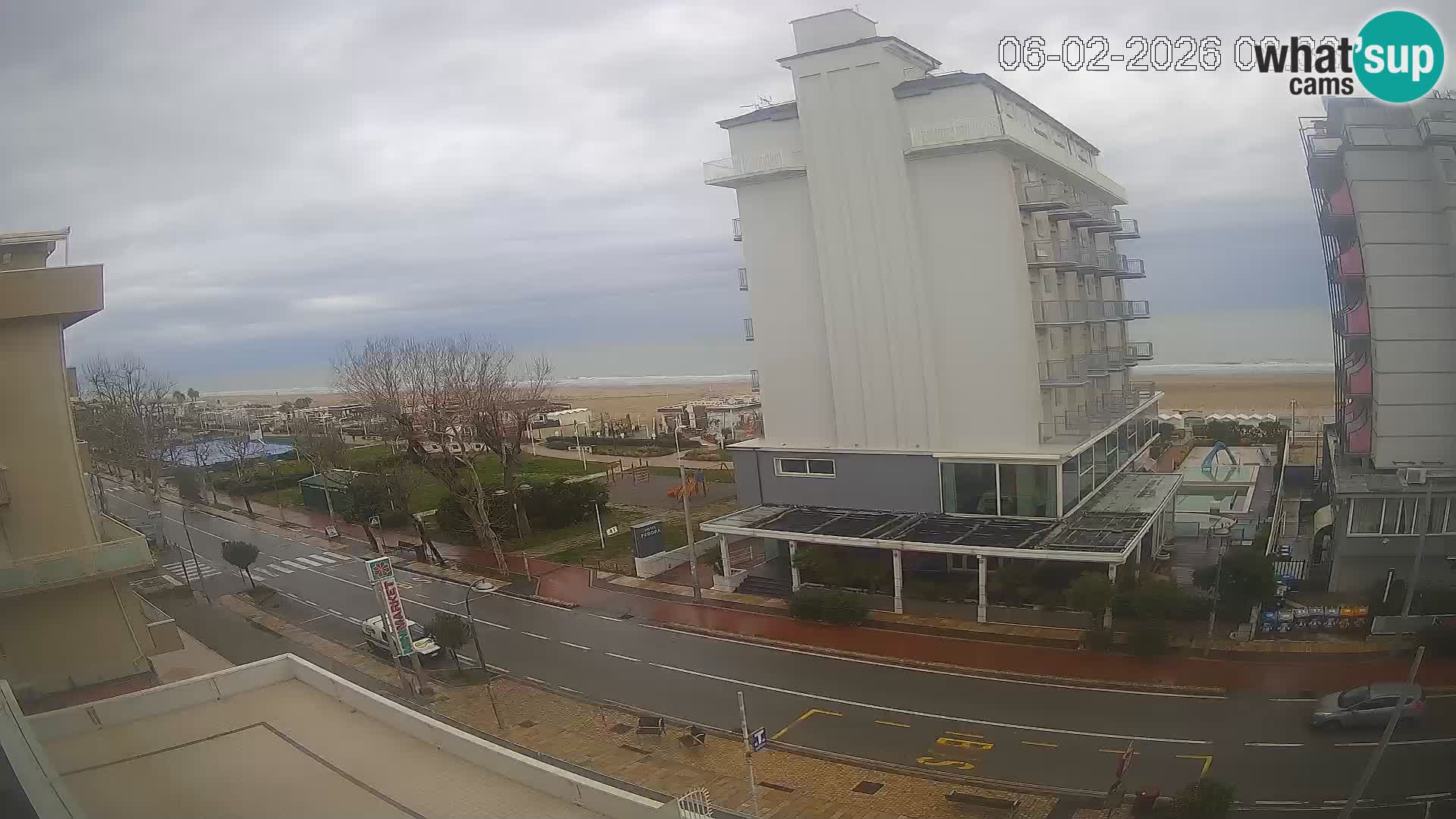 Riccione webcam plage et jardins La Malfa – Bagni Oreste plage 115