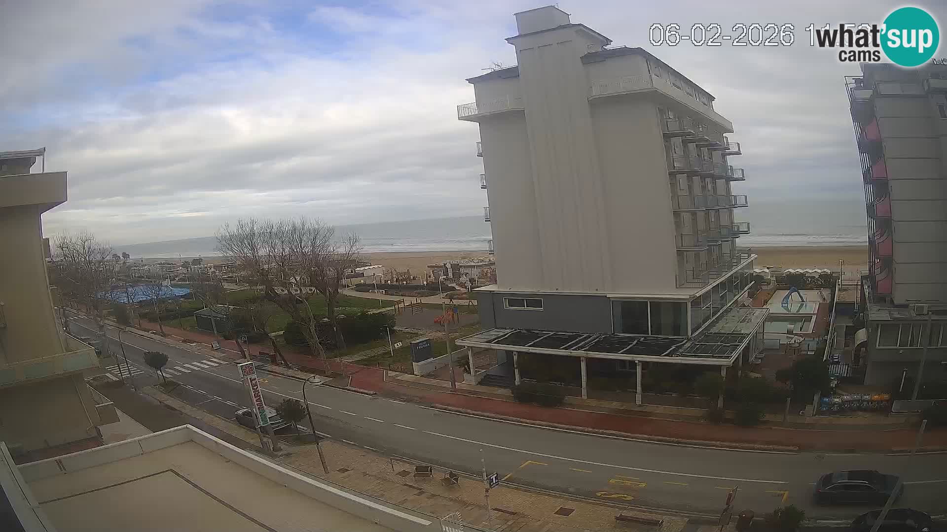 Riccione webcam spiaggia e giardini La Malfa – Bagni Oreste spiaggia 115