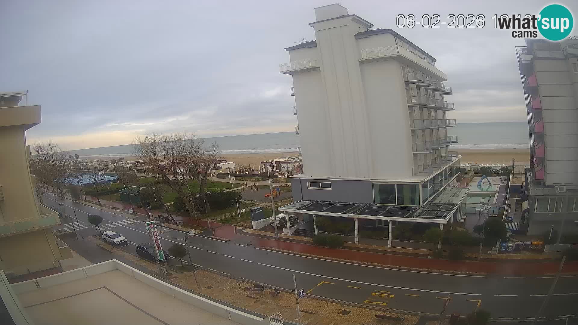 Riccione webcam spiaggia e giardini La Malfa – Bagni Oreste spiaggia 115