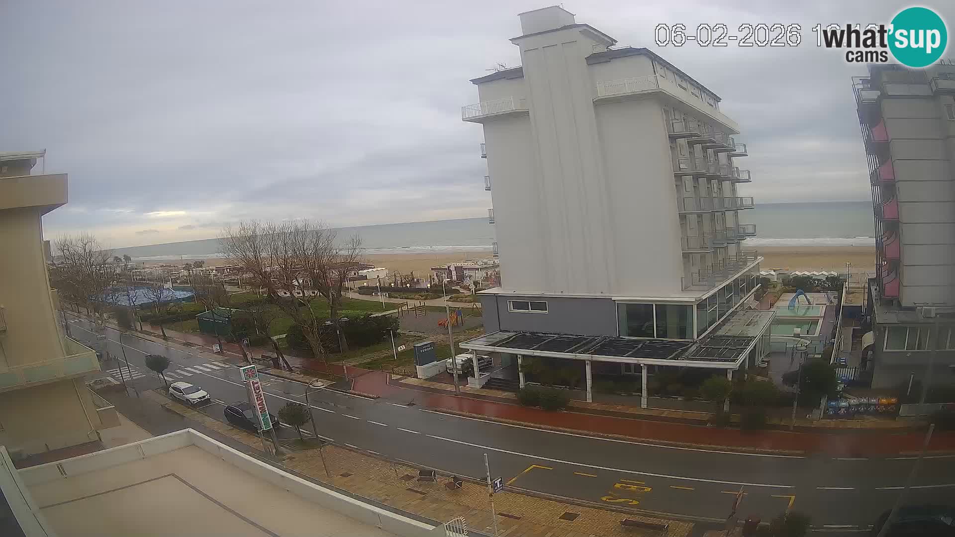 Riccione Webcam Strand und Gärten La Malfa – Bagni Oreste Strand 115