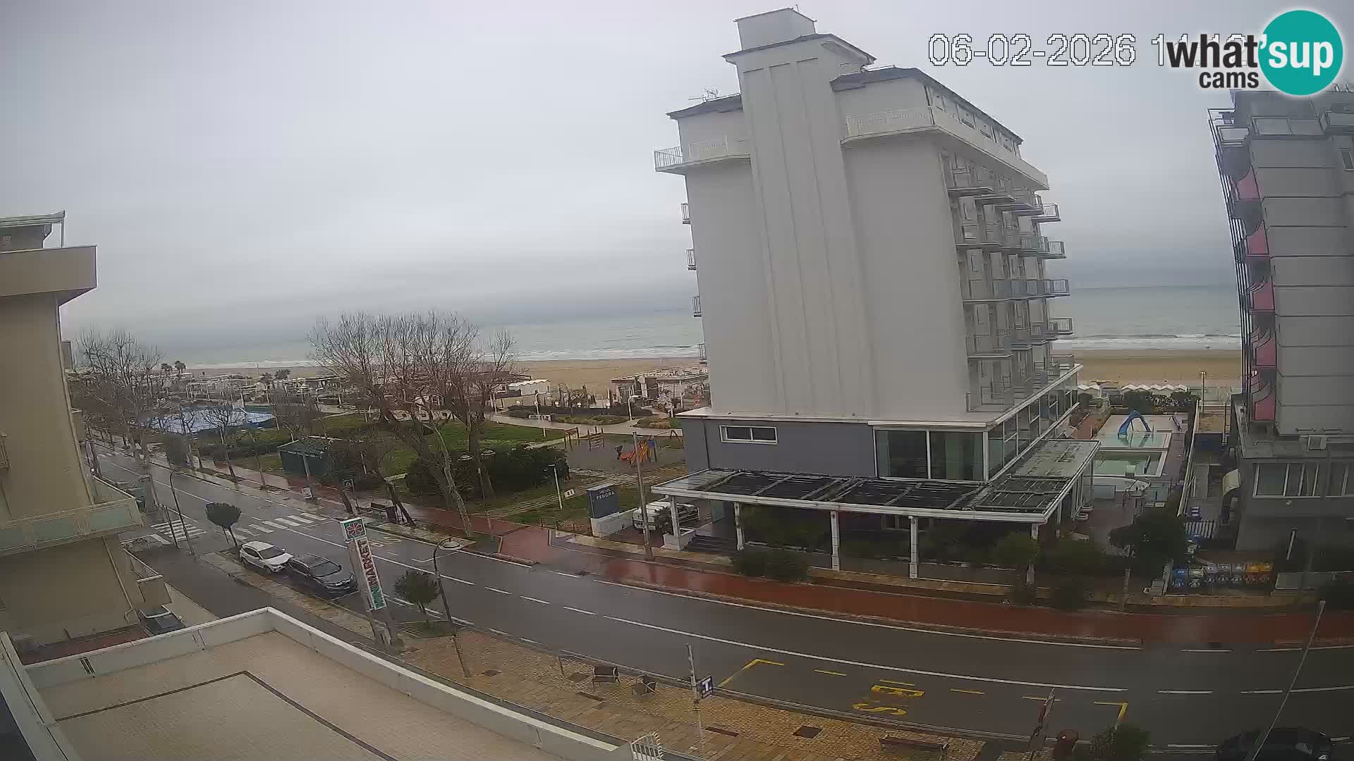 Riccione web kamera plaža i vrtovi La Malfa – plaža Bagni Oreste 115