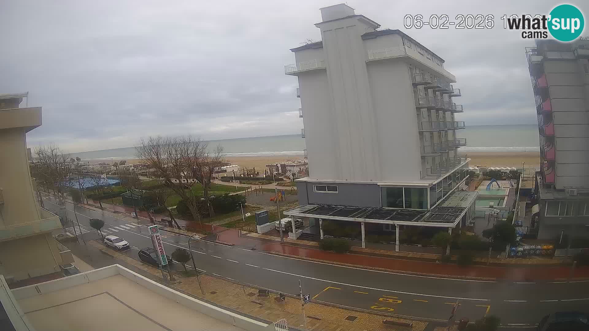 Riccione webcam spiaggia e giardini La Malfa – Bagni Oreste spiaggia 115