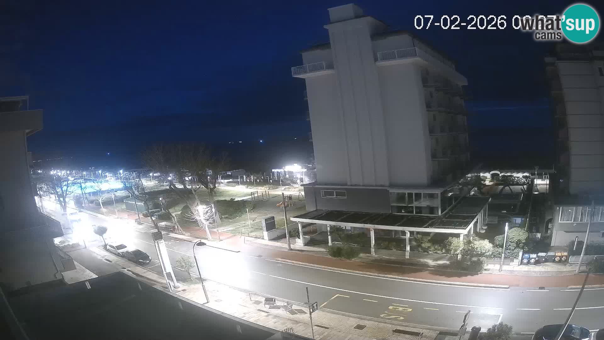 Riccione webcam spiaggia e giardini La Malfa – Bagni Oreste spiaggia 115