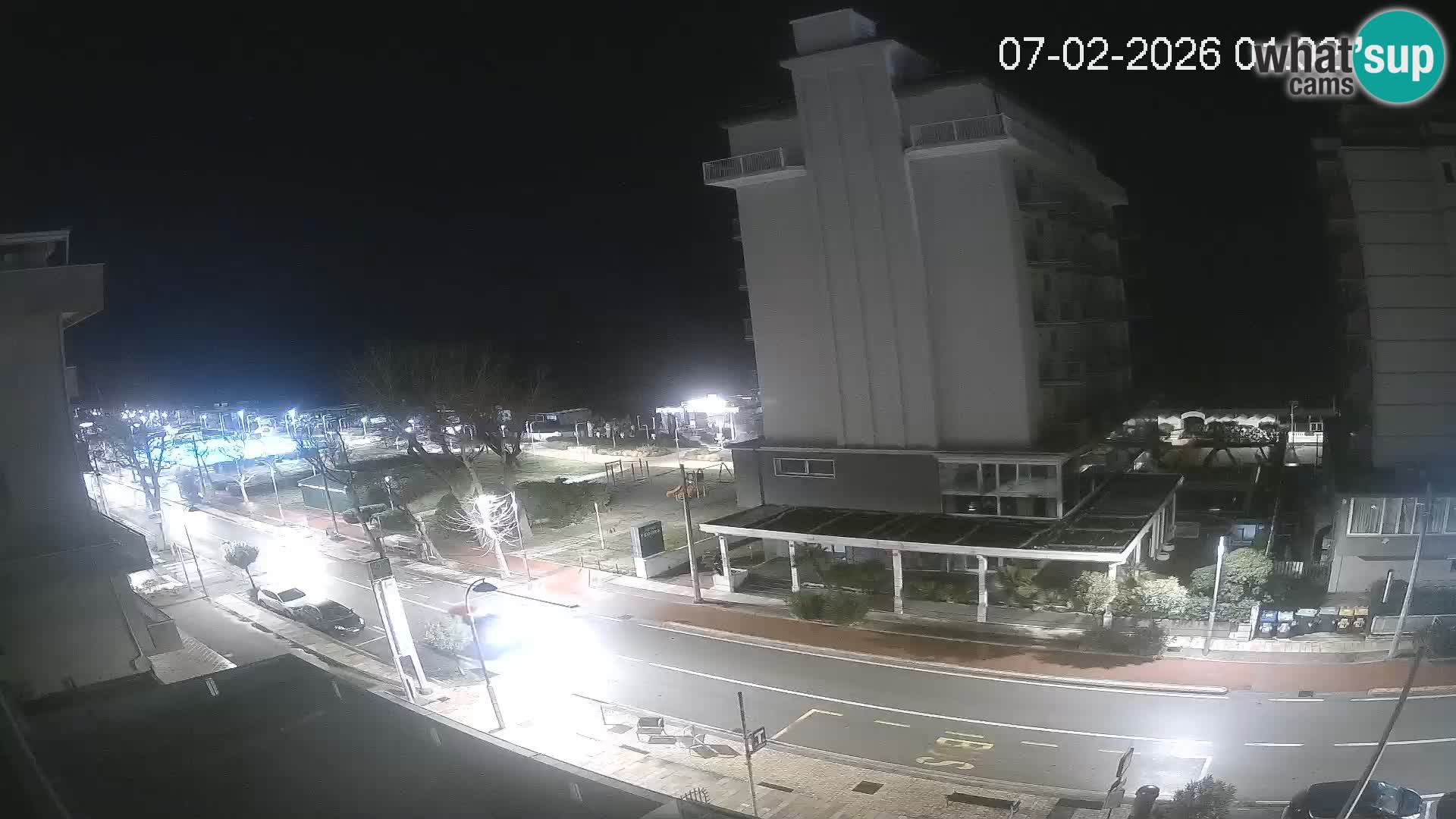 Plaža s spletno kamero Riccione in vrtovi La Malfa – plaža Bagni Oreste 115