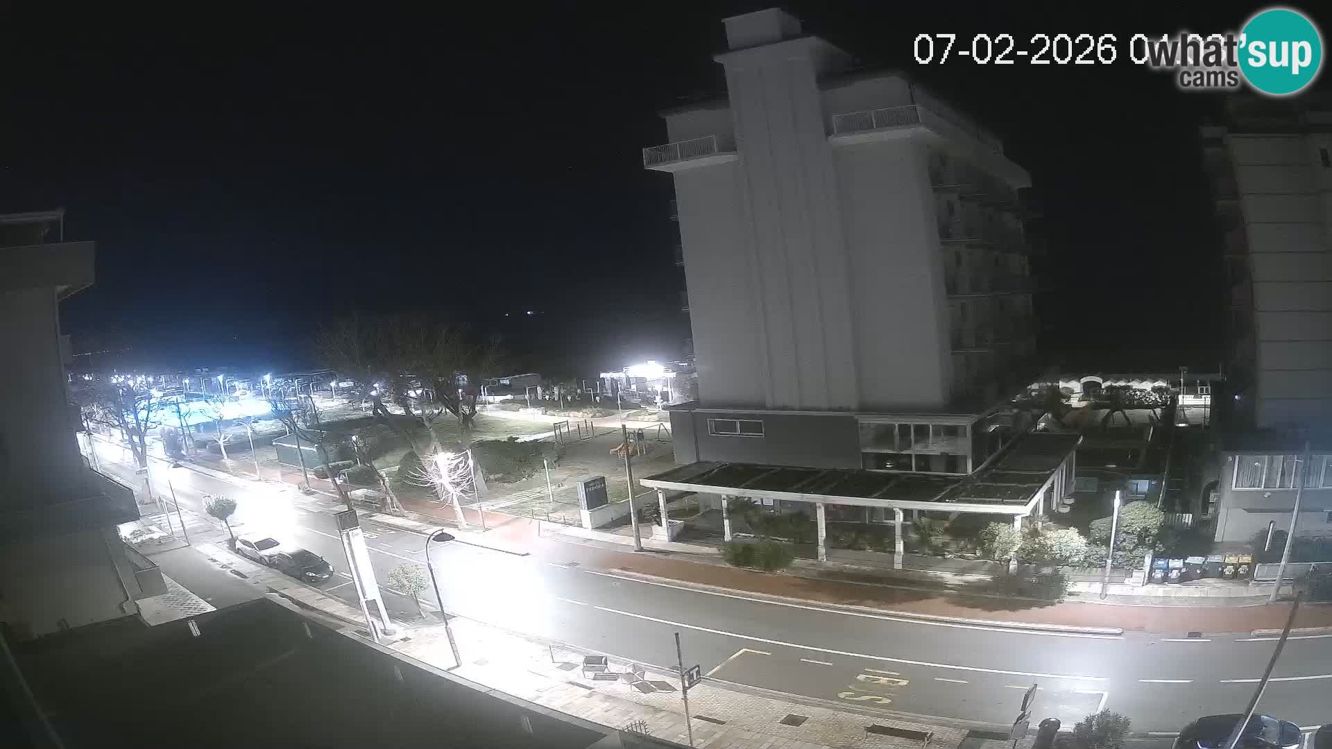 Riccione Webcam Strand und Gärten La Malfa – Bagni Oreste Strand 115