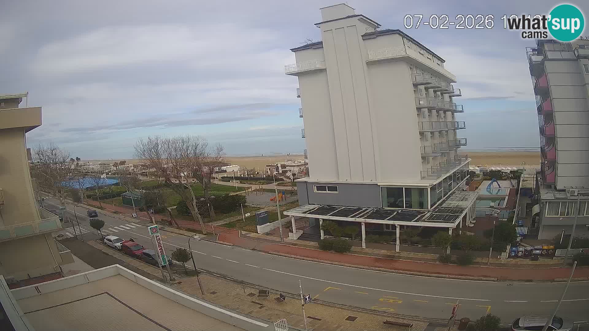 Riccione webcam spiaggia e giardini La Malfa – Bagni Oreste spiaggia 115