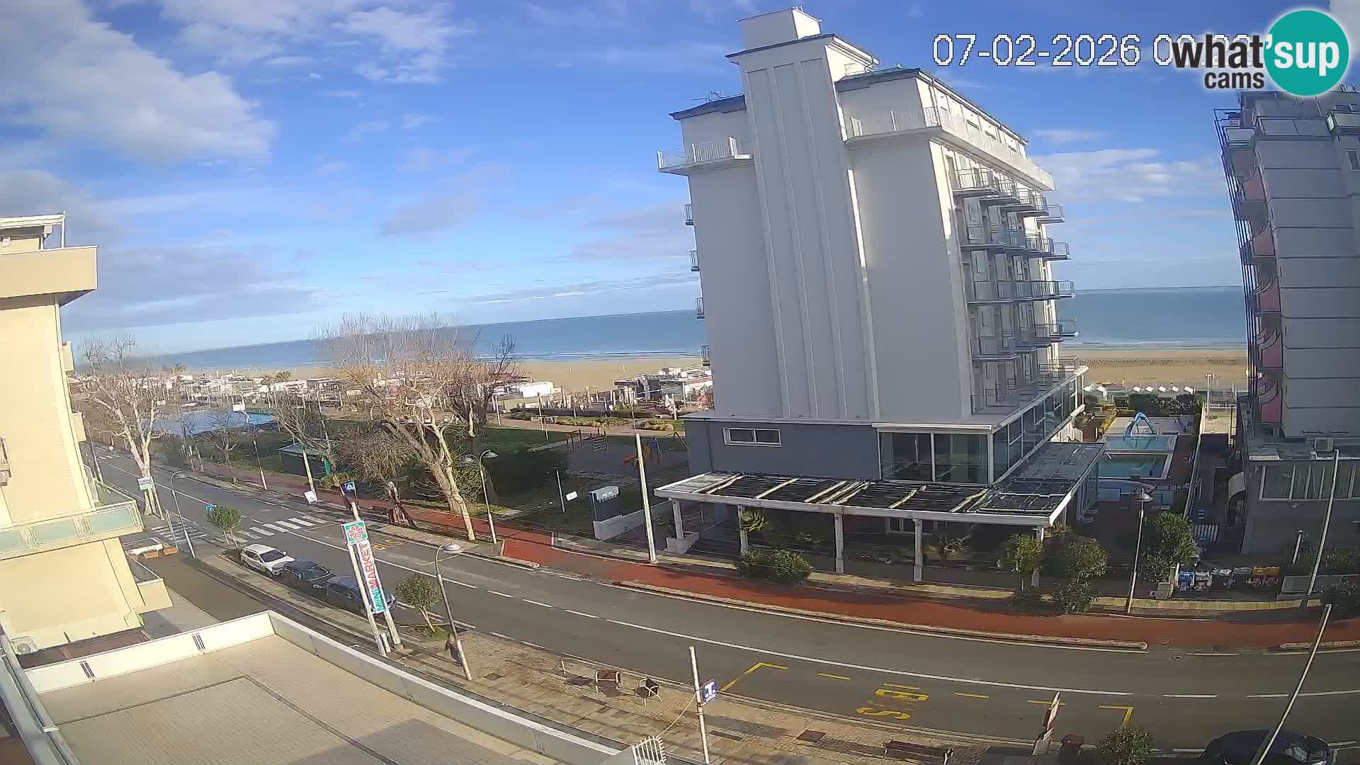 Riccione livecam beach and La Malfa gardens – Bagni Oreste spiaggia 115