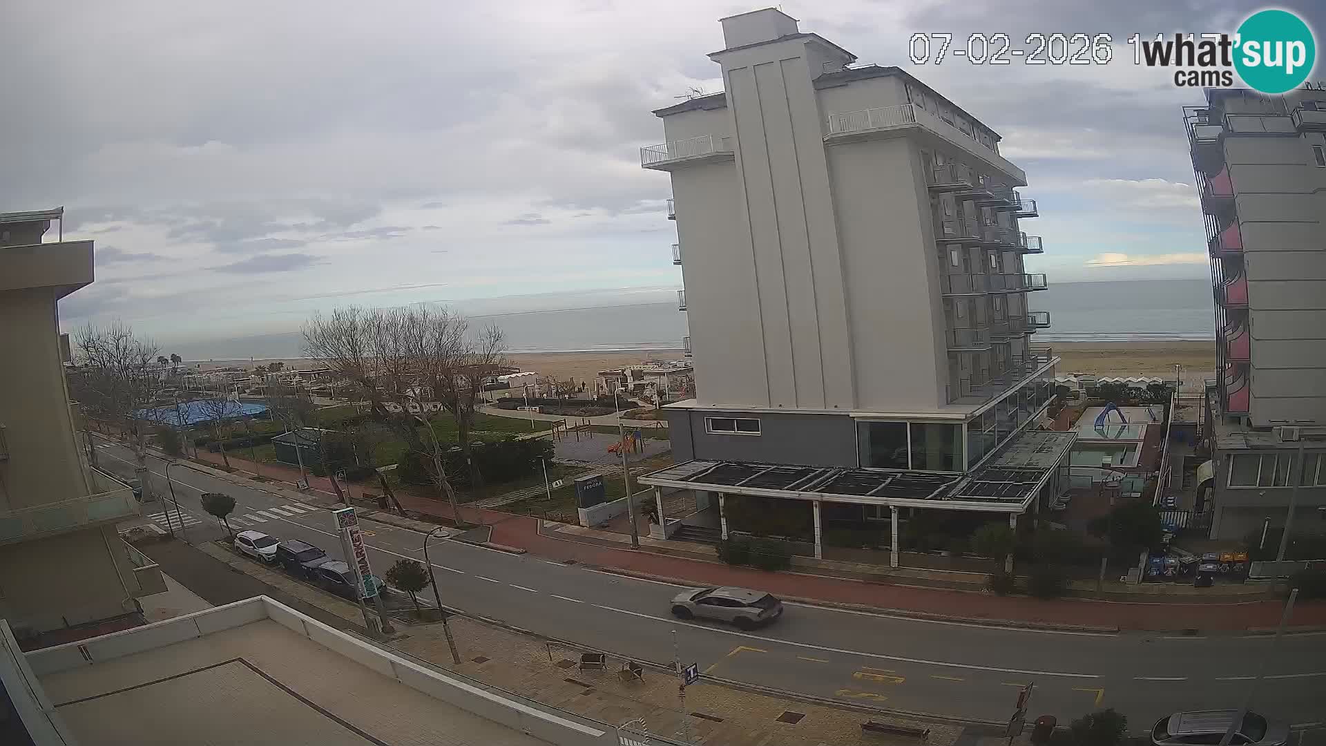 Riccione Webcam Strand und Gärten La Malfa – Bagni Oreste Strand 115