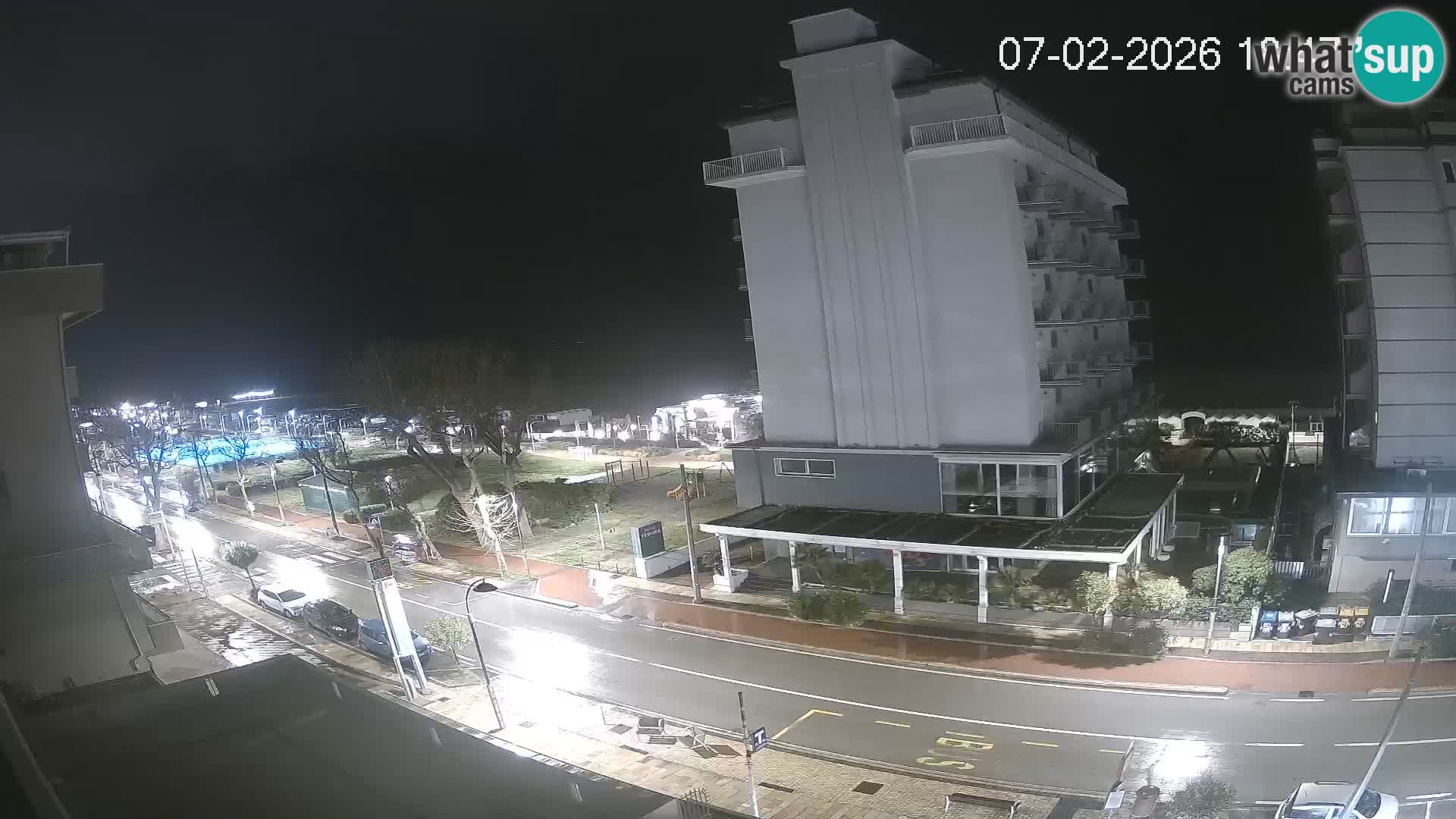 Riccione web kamera plaža i vrtovi La Malfa – plaža Bagni Oreste 115