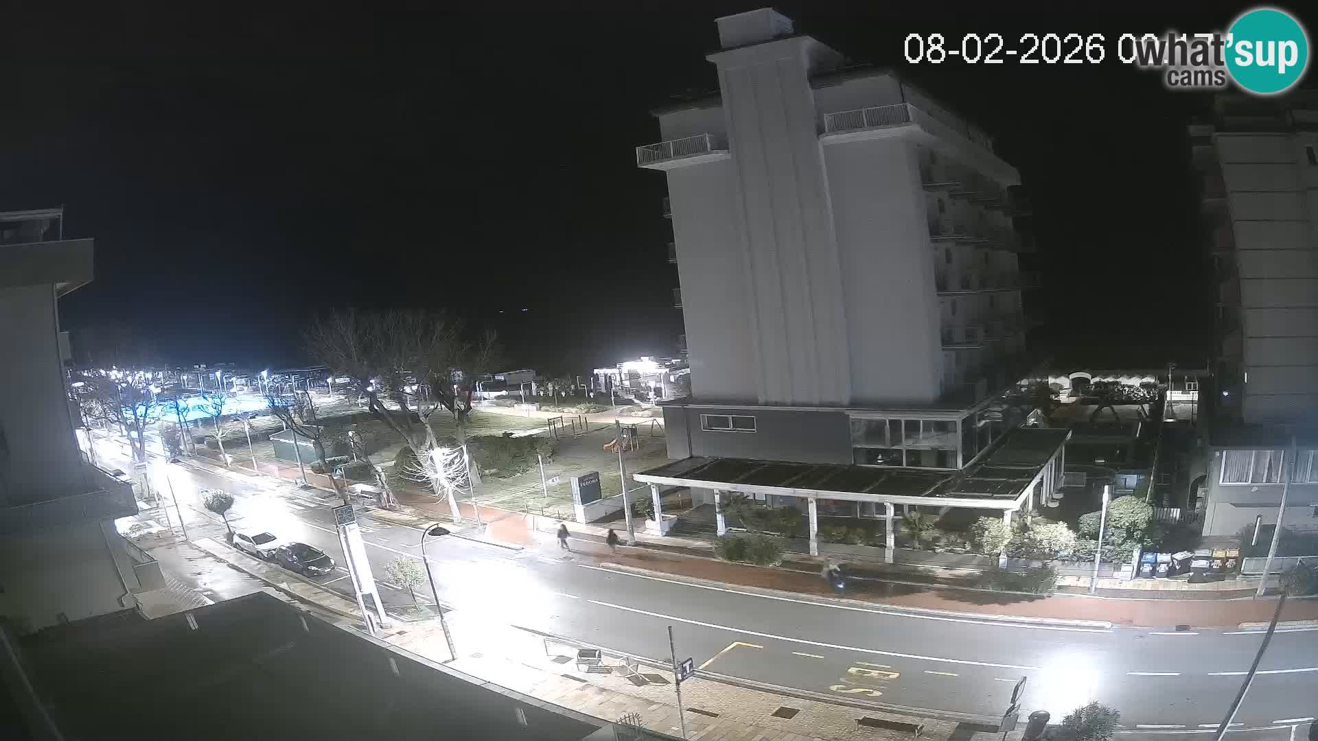 Riccione webcam plage et jardins La Malfa – Bagni Oreste plage 115