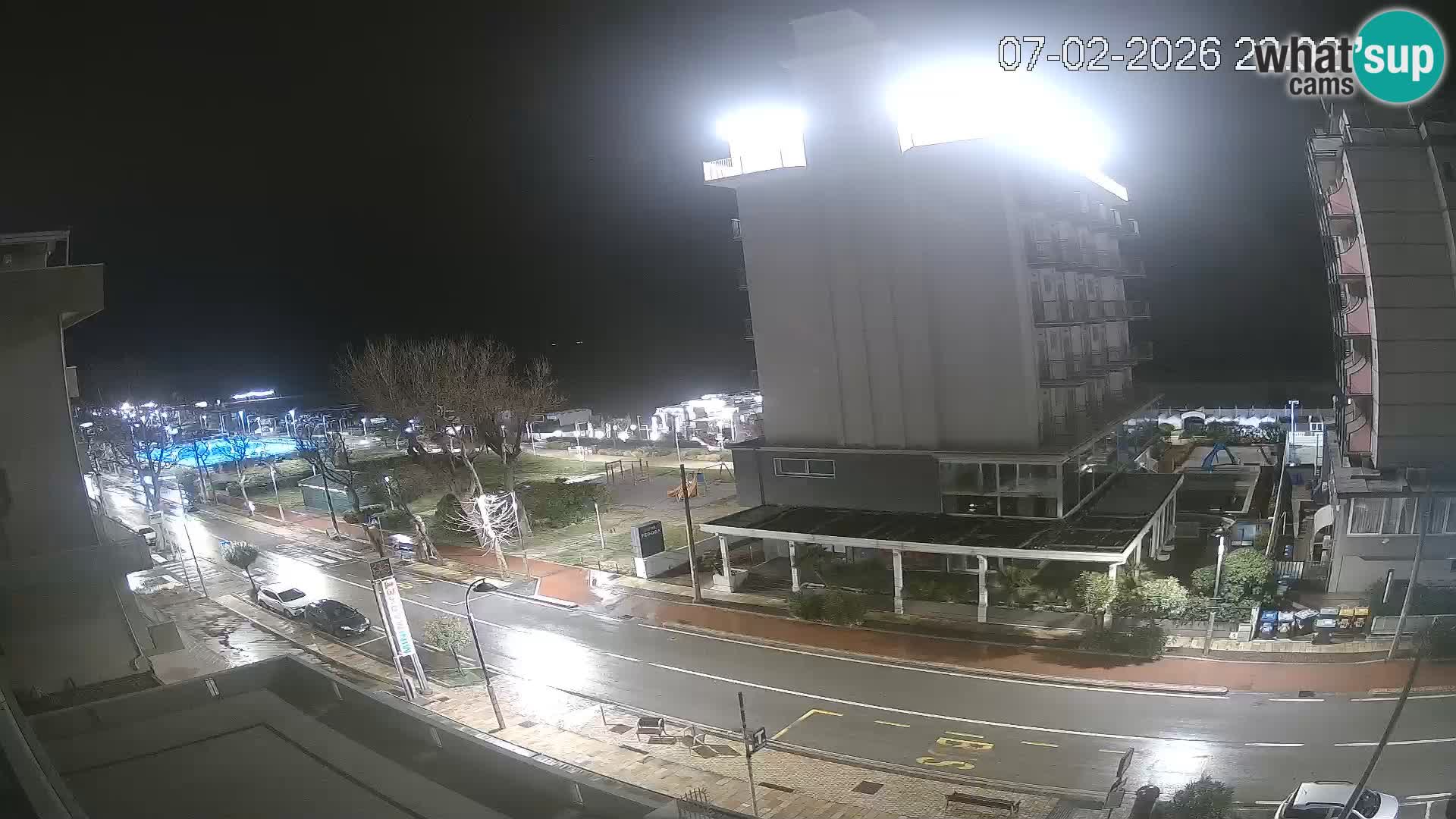 Riccione webcam playa y jardines La Malfa – Playa Bagni Oreste 115