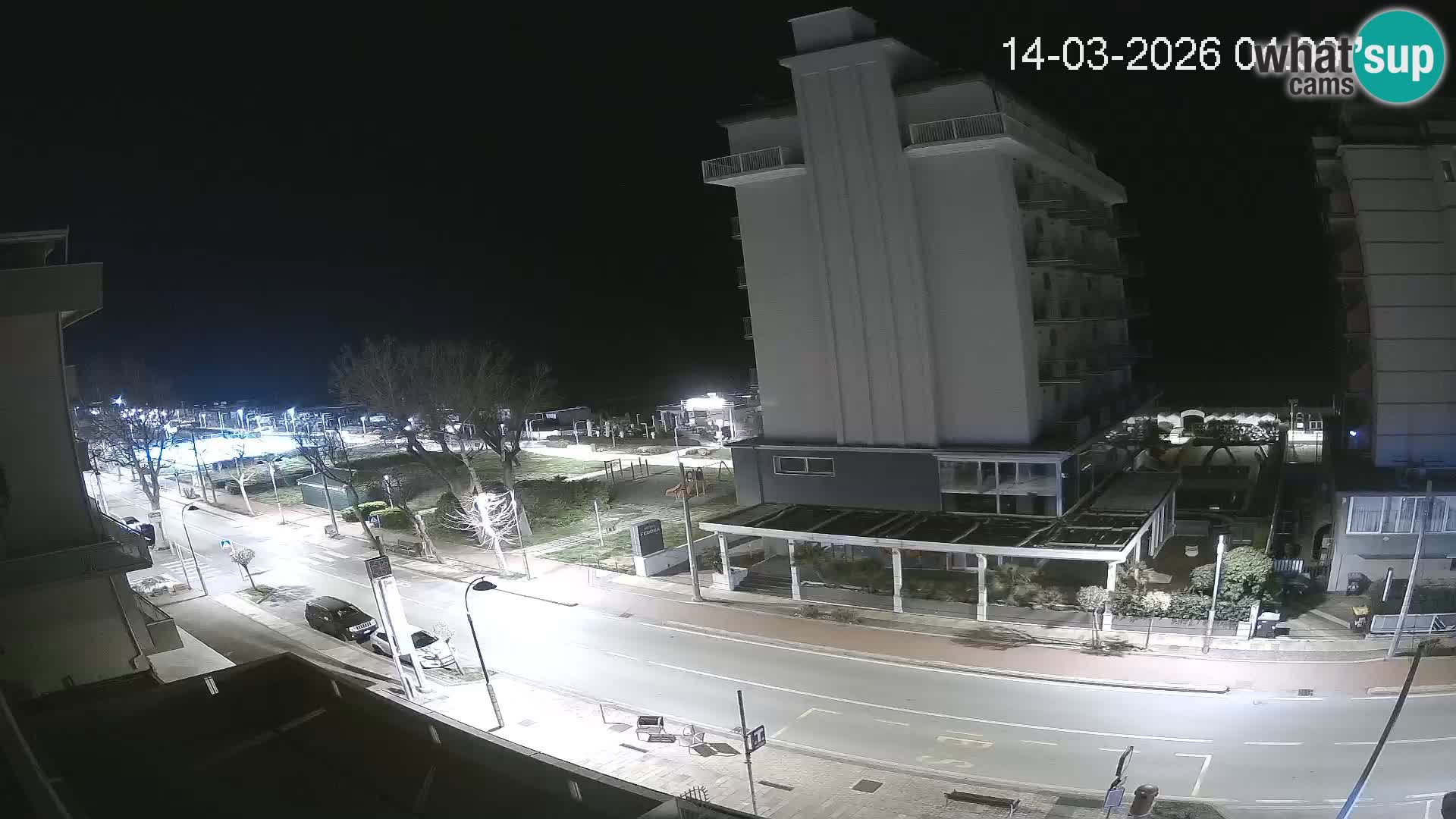 Riccione web kamera plaža i vrtovi La Malfa – plaža Bagni Oreste 115