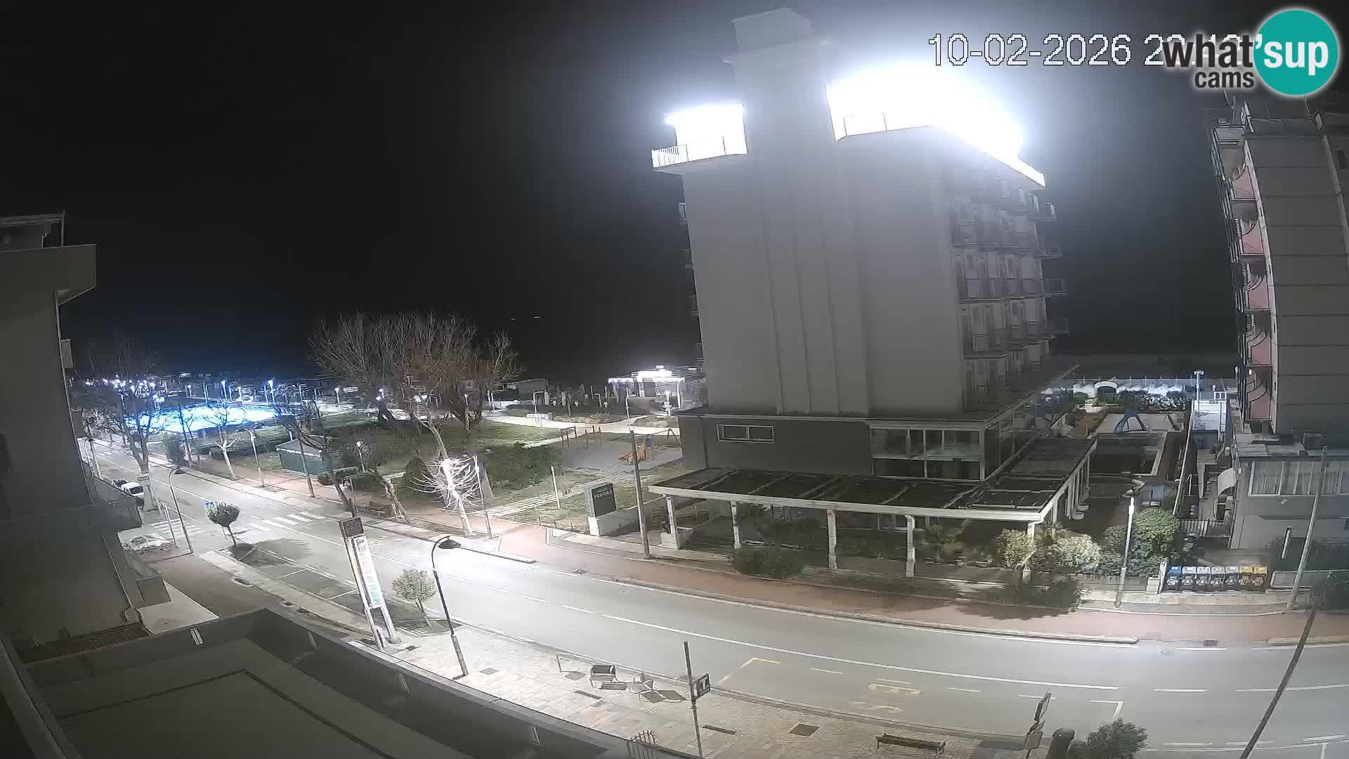 Riccione webcam plage et jardins La Malfa – Bagni Oreste plage 115