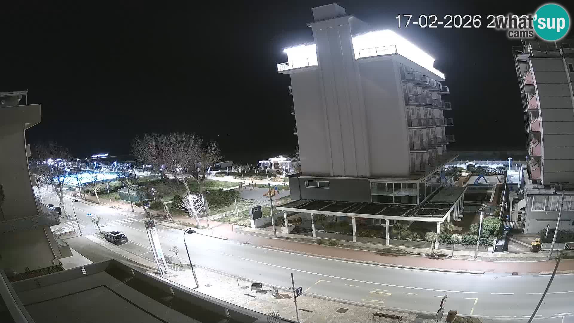 Plaža s spletno kamero Riccione in vrtovi La Malfa – plaža Bagni Oreste 115